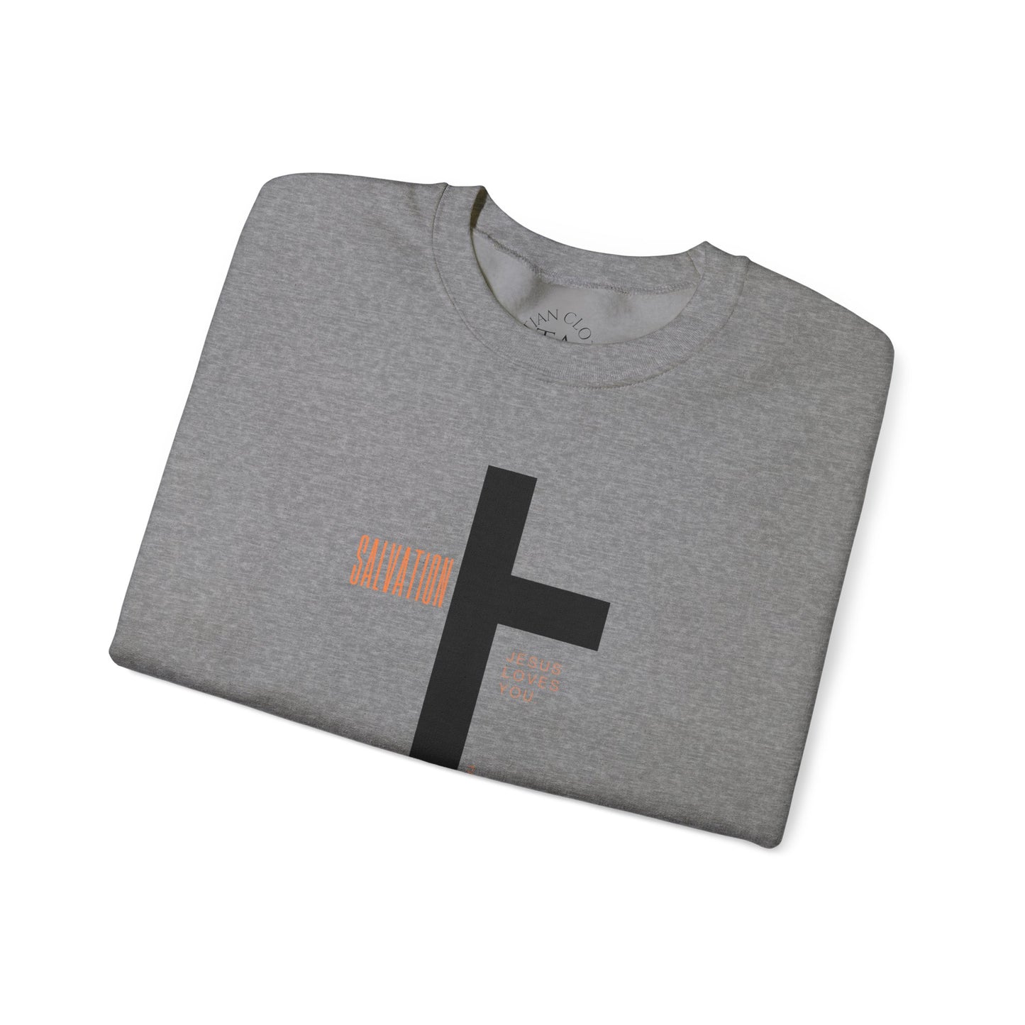 Faith Inspired Salvation Cross Sweatshirt