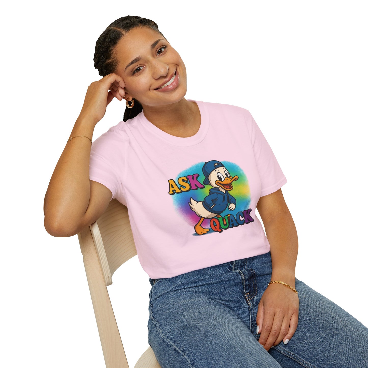 Ask Quack Quirky Duck Humor T-Shirt