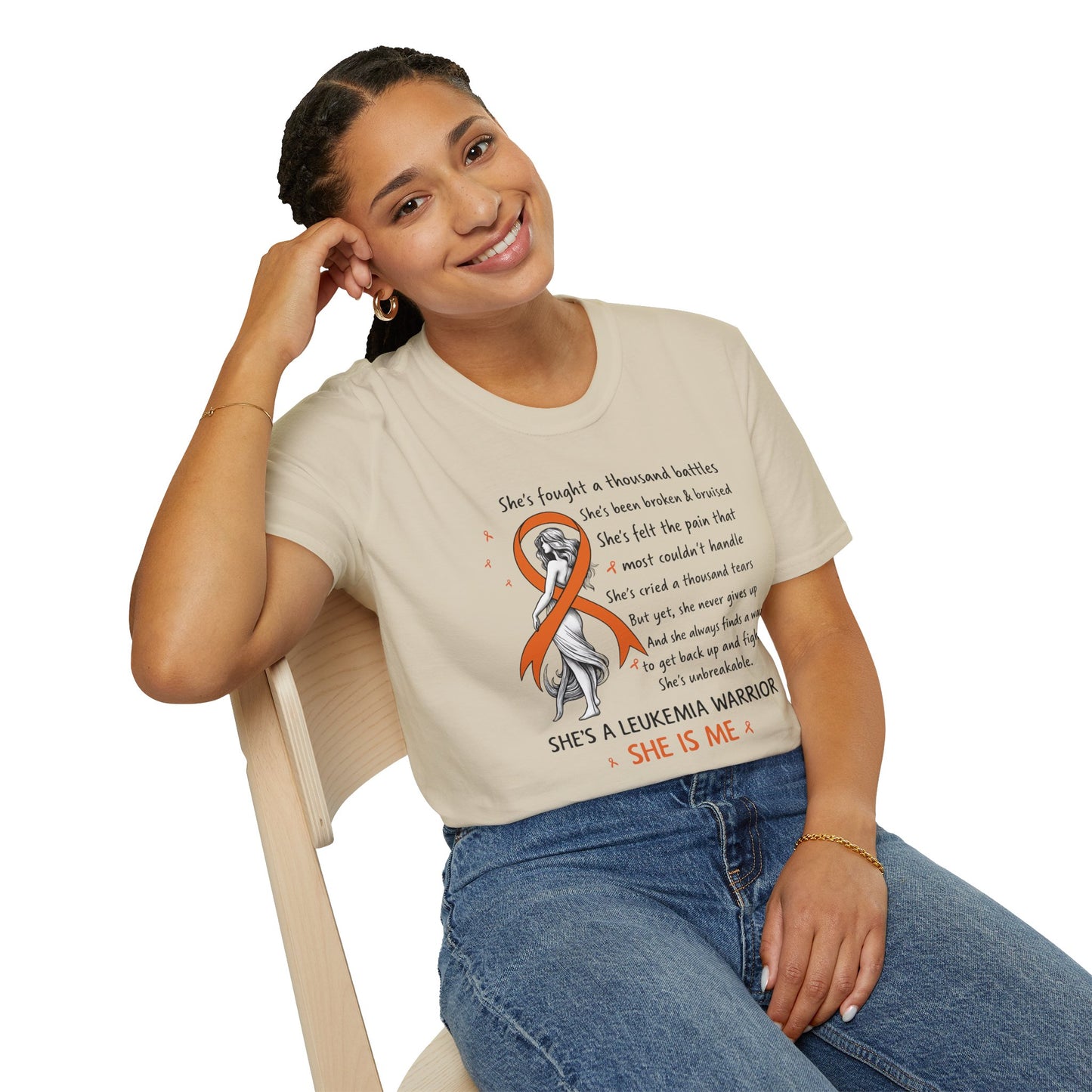 Leukemia Warrior T-Shirt - Unisex Softstyle Support Apparel