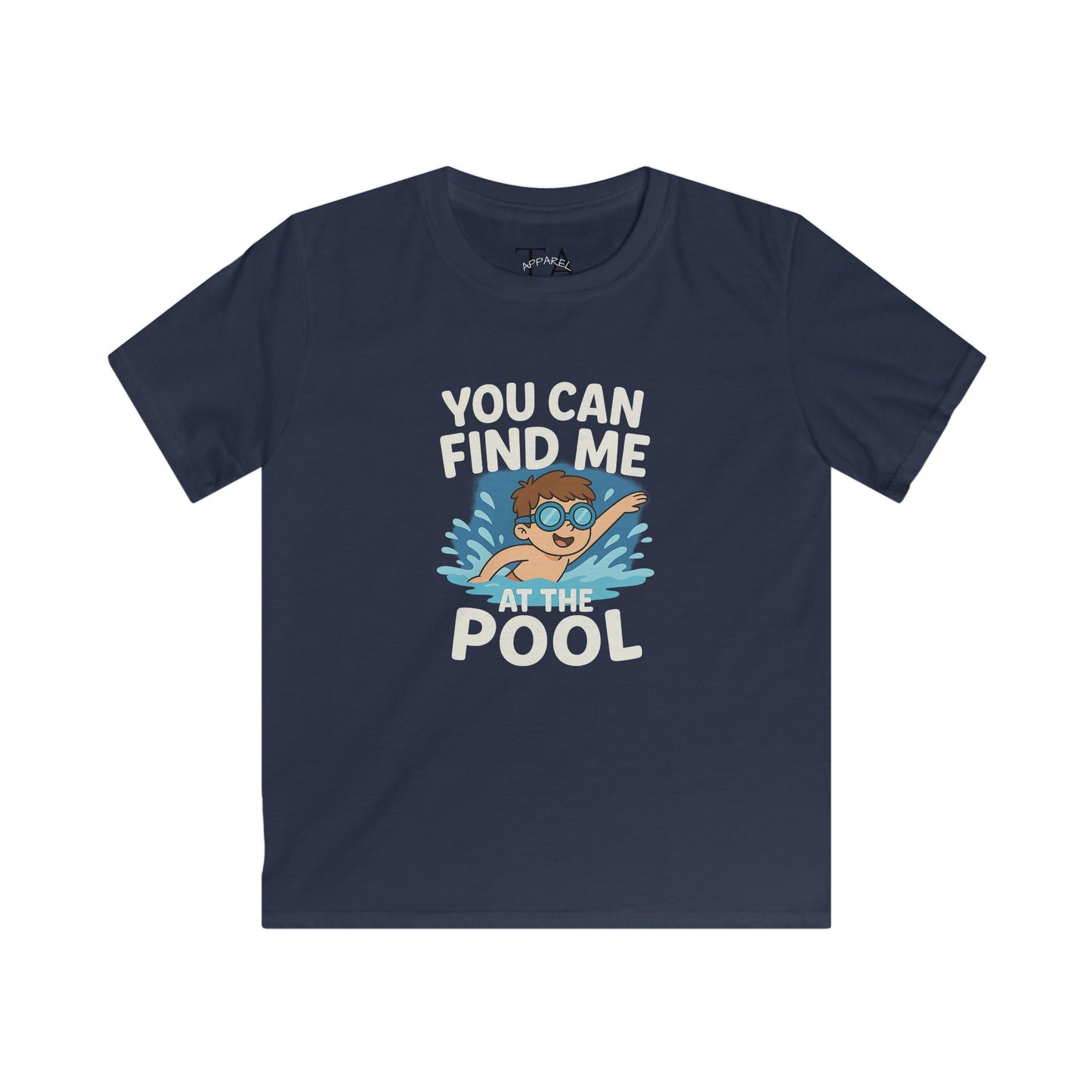 Kids Summer Pool Tee, Fun Tee for Boys, Kids Fashion, Summer Apparel, Pool Party Shirt, Swimwear Gift