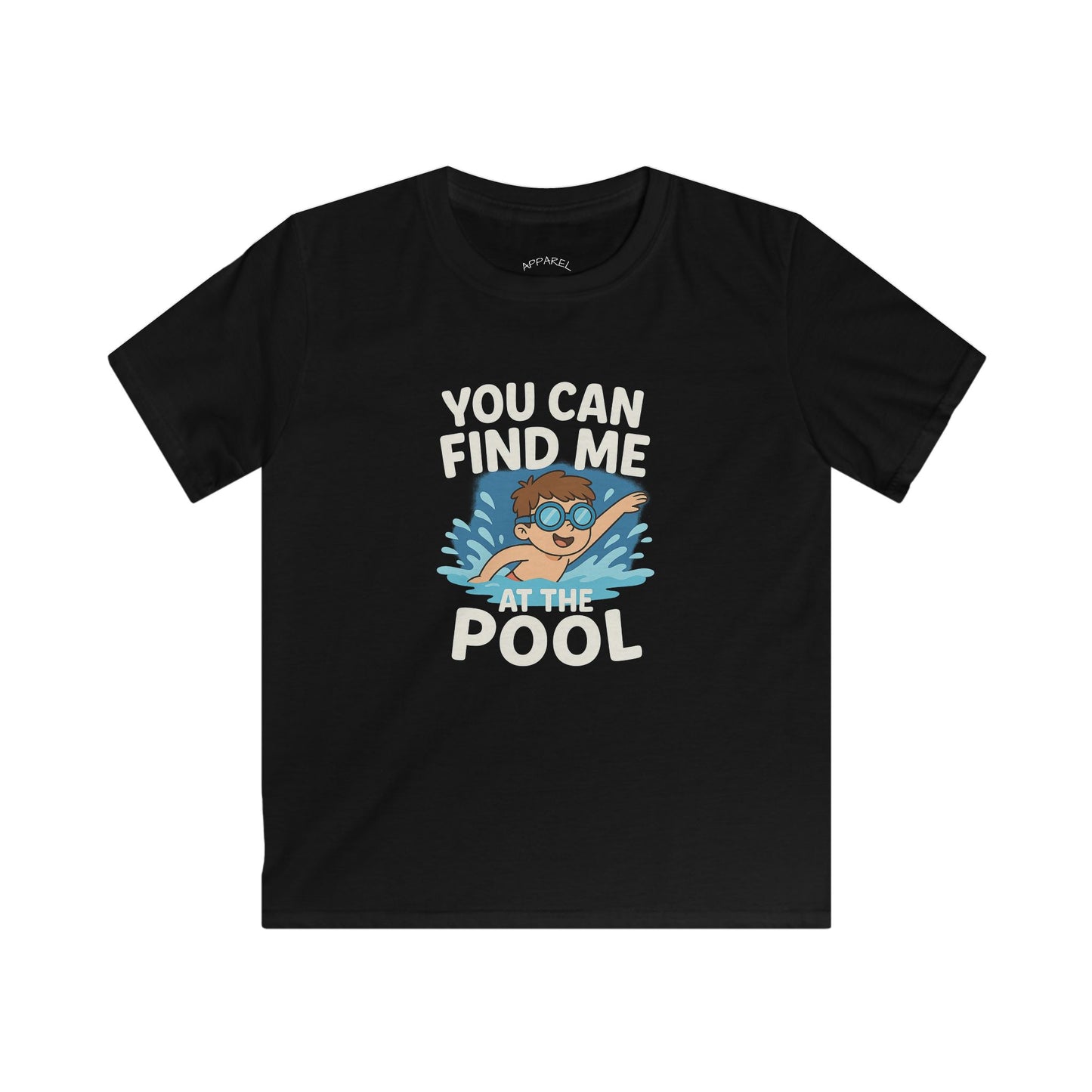 Kids Summer Pool Tee, Fun Tee for Boys, Kids Fashion, Summer Apparel, Pool Party Shirt, Swimwear Gift