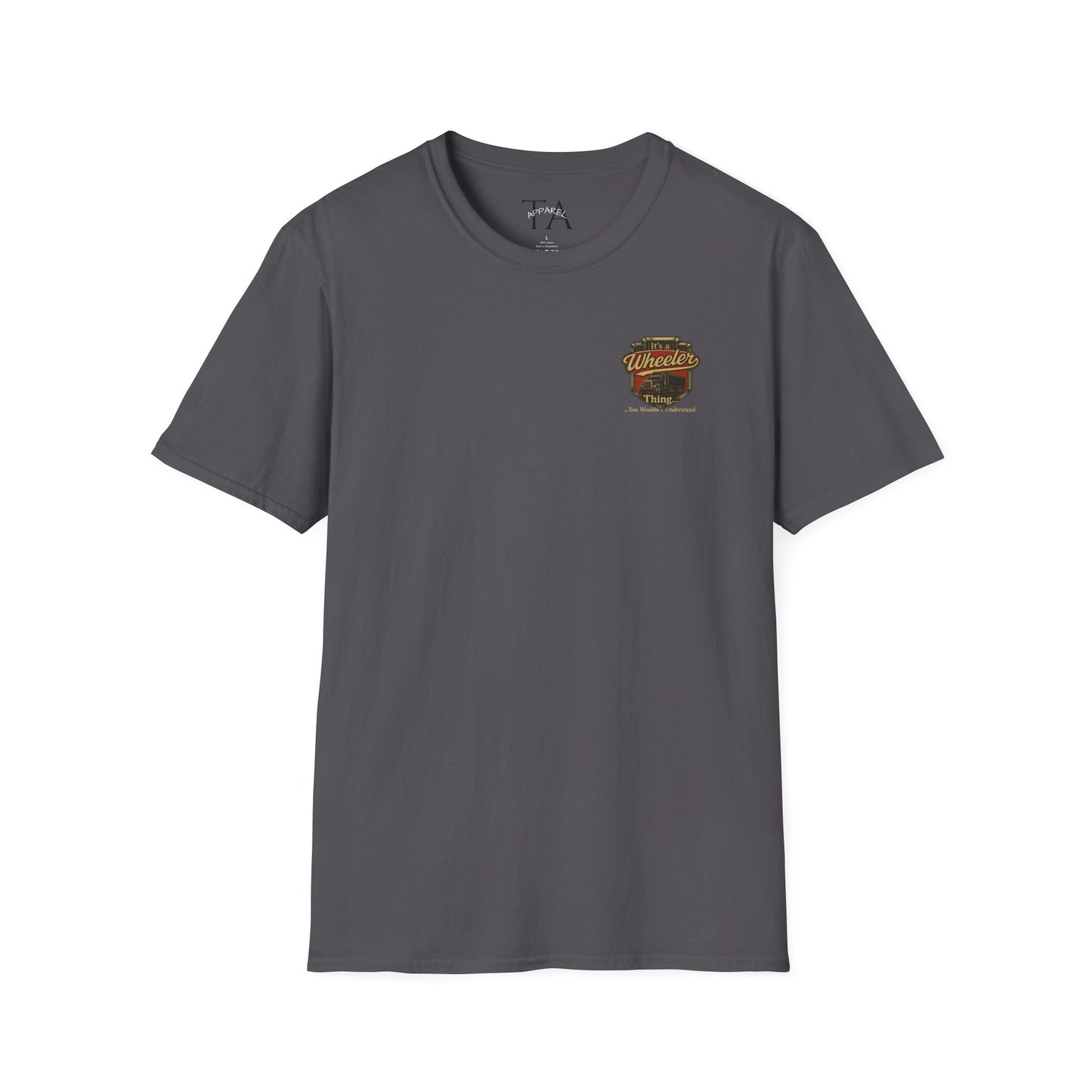 "It's a Wheeler Thing" Unisex Softstyle T-Shirt, Ideal for Truck Lovers, Gifts for Drivers, Casual Wear, Perfect for Birthdays, Father's Day
