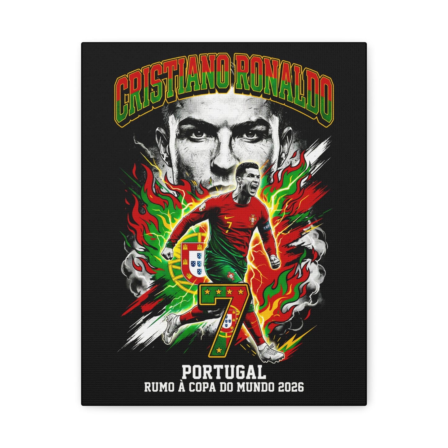 Ronaldo - Matte Canvas, Stretched, 1.25"