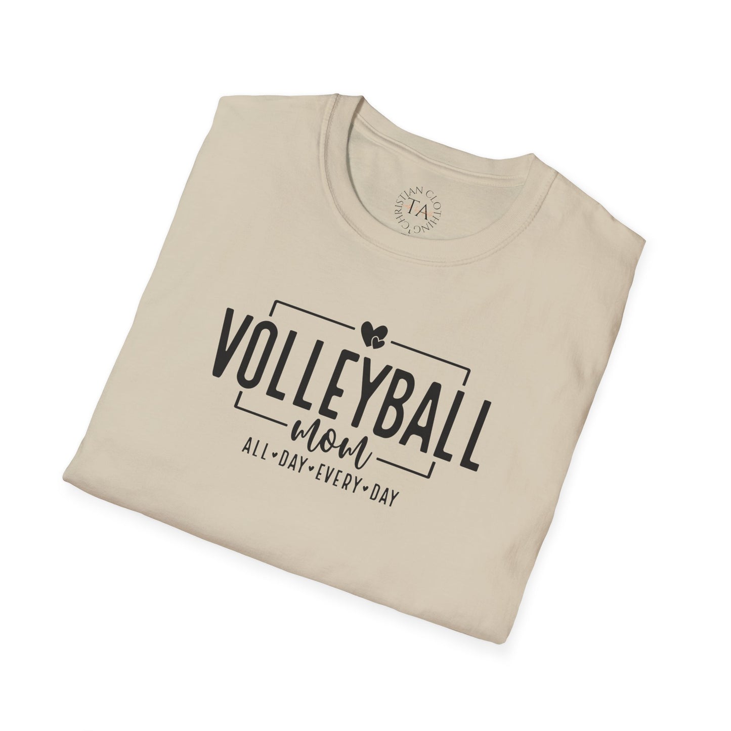 Volleyball Tee - All Day Every Day, Sports Shirt, Casual Wear, Gift for Athletes, Summer Outfit