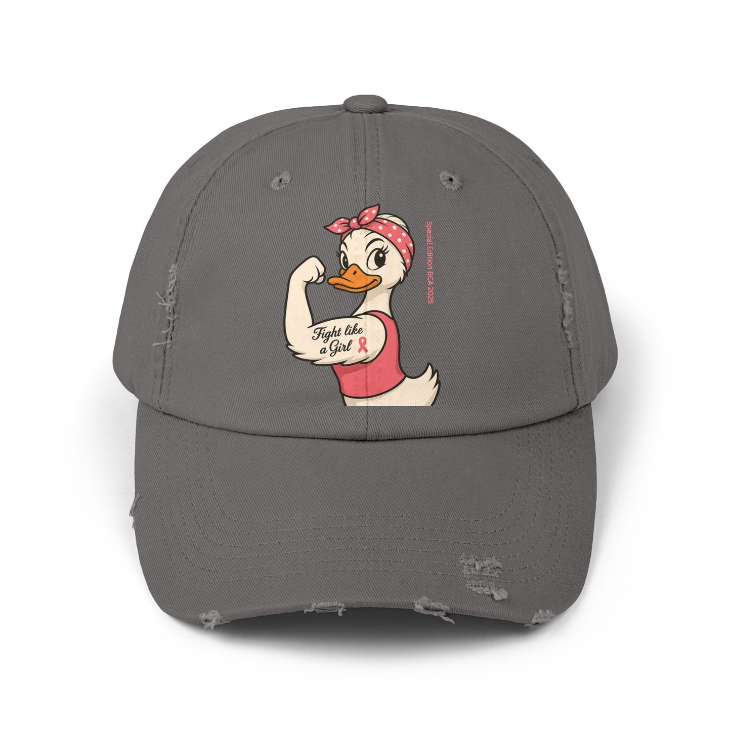 Breast Cancer Awareness - Fight Like a Girl - Roxie the Riveter Duck