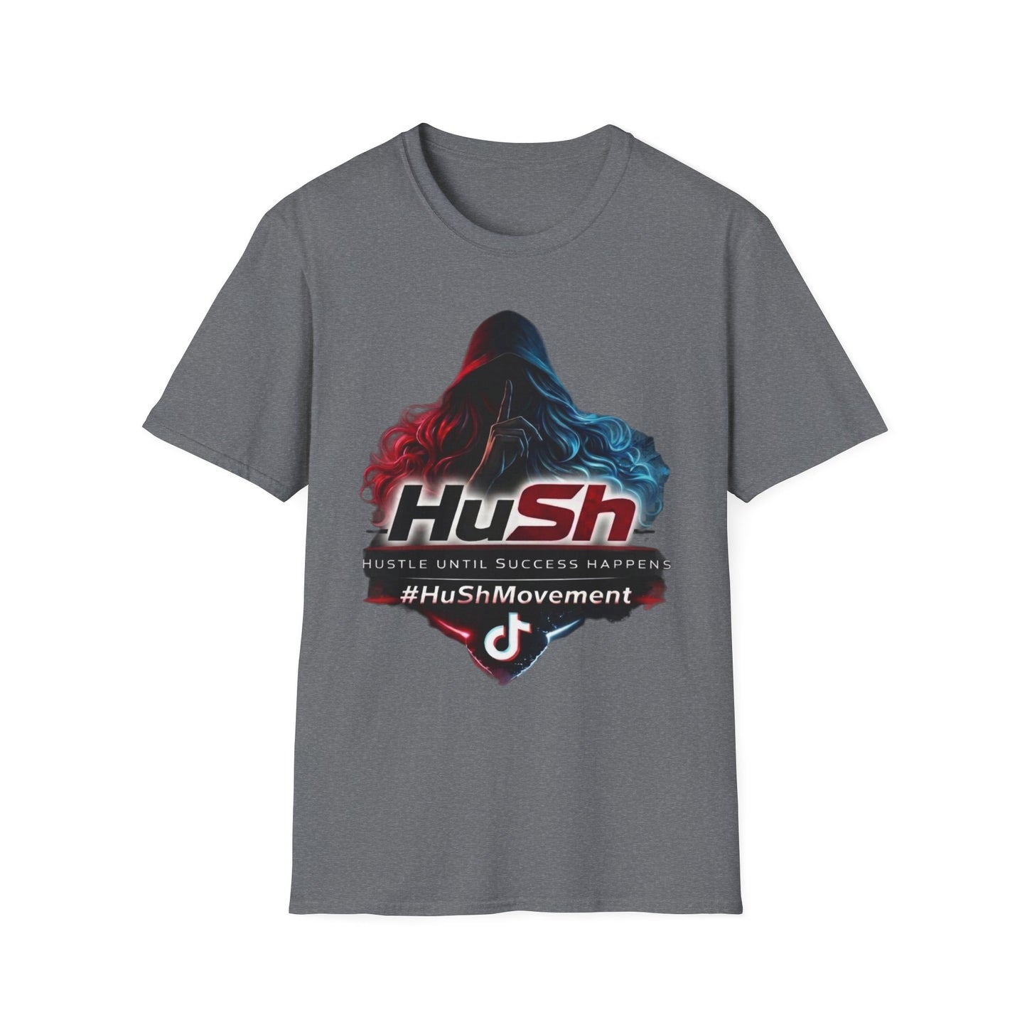 #HuSh Movement feminine Logo T-Shirt | Hustle Until Success Happens