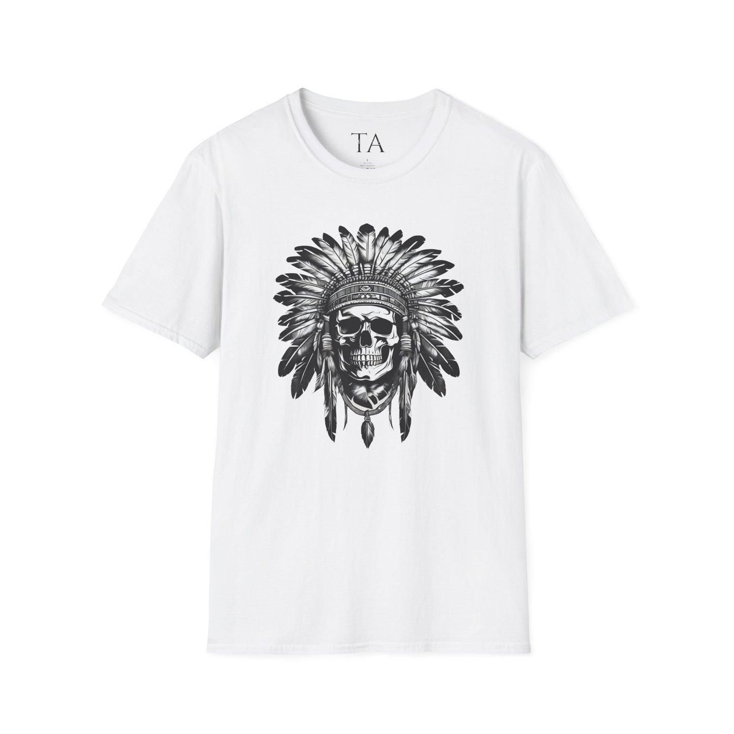 Native American Skull Graphic Unisex T-Shirt