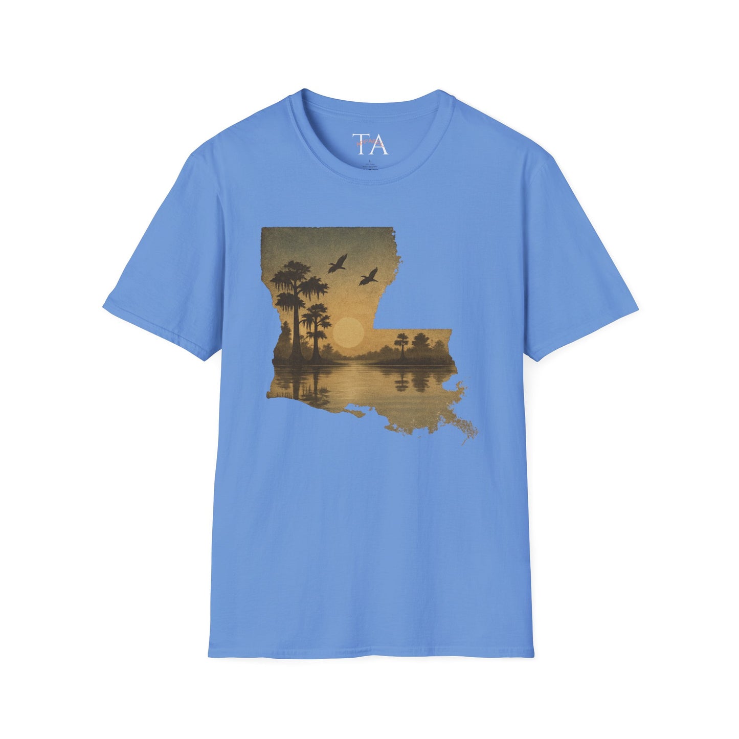 Louisiana Sunset Unisex T-Shirt - Souvenir Tee for Nature Lovers and Lake Life Enthusiasts