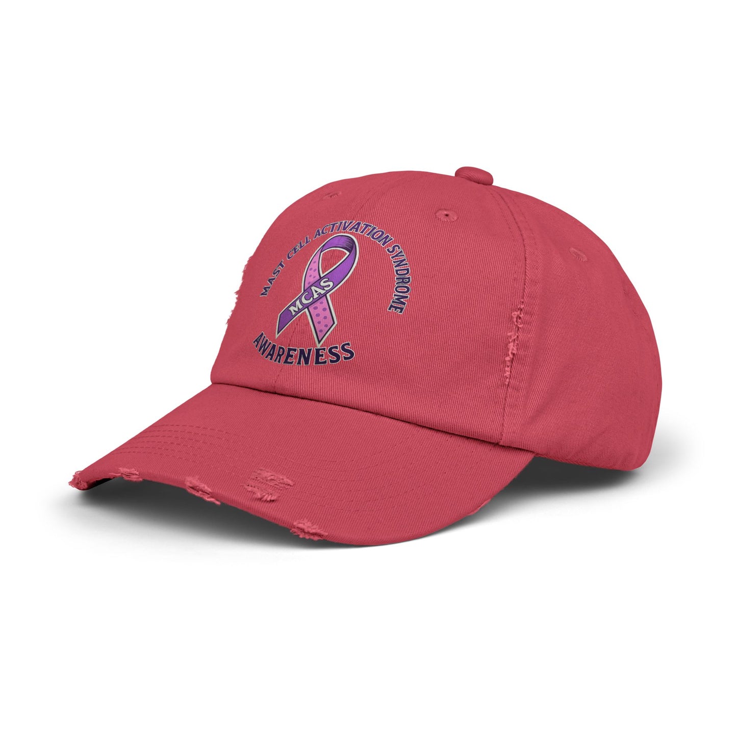 Mast Cell Activation Syndrome Unisex Distressed Awareness Hat