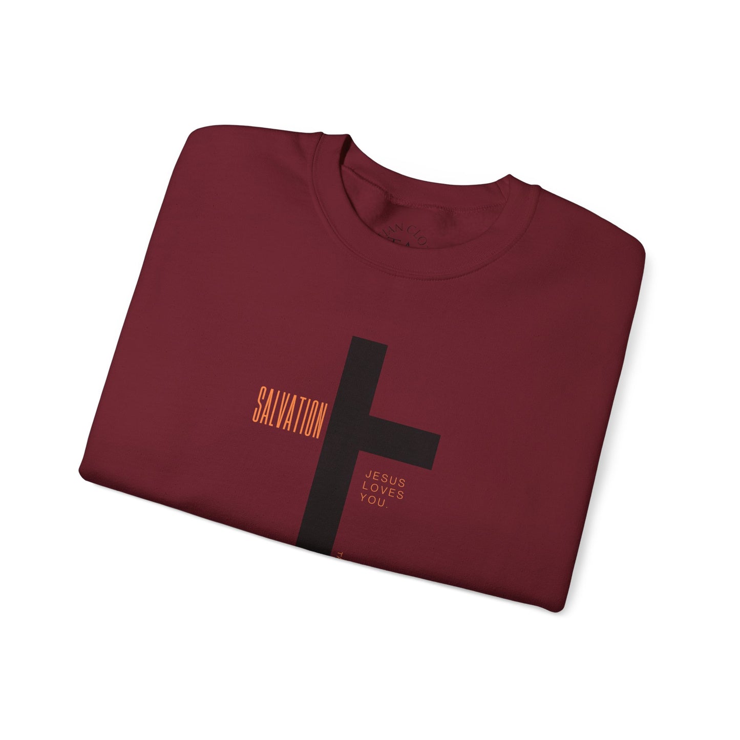 Faith Inspired Salvation Cross Sweatshirt