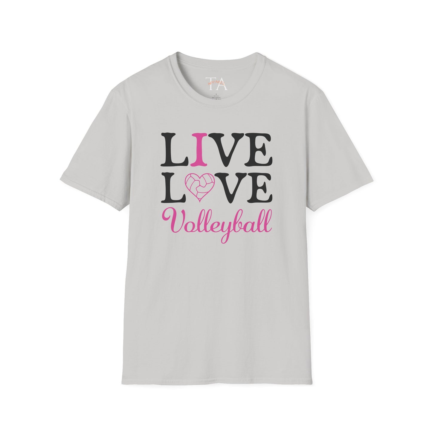 Volleyball T-Shirt - I love Volleyball design