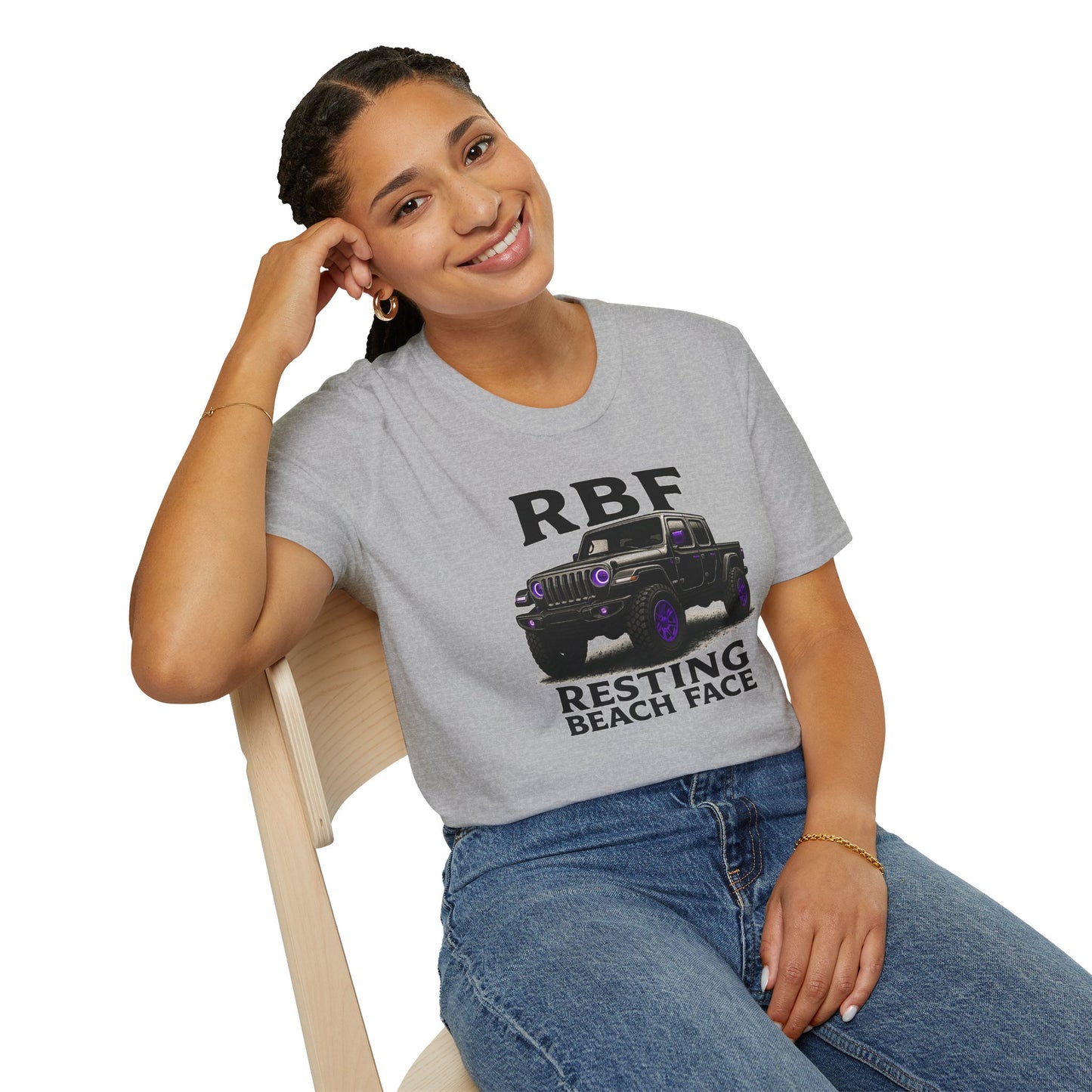 Resting Beach Face T-Shirt | Unisex Tee for Beach Lovers