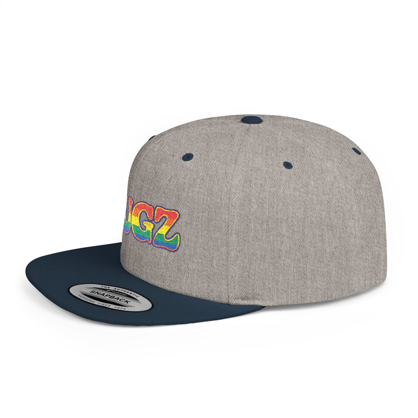 NUGZ Flat Bill Snapback | Trendy Festival Cap
