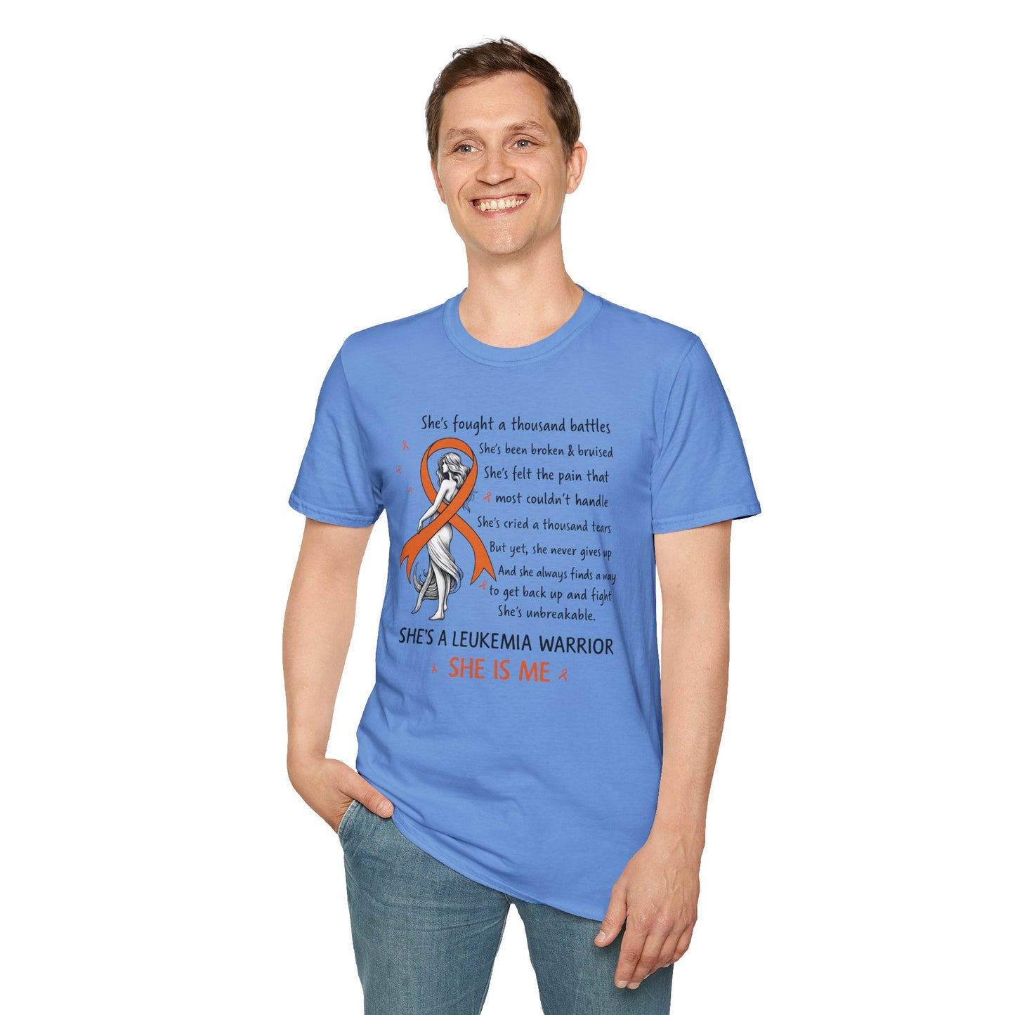 Leukemia Warrior T-Shirt - Unisex Softstyle Support Apparel