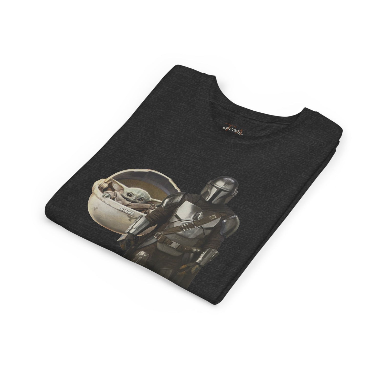 Kids Star Wars Inspired Youth Tee, Mandalorian T-Shirt, Grogu Shirt, Galaxy Adventure, Kids Summer Outfit, Birthday Gift
