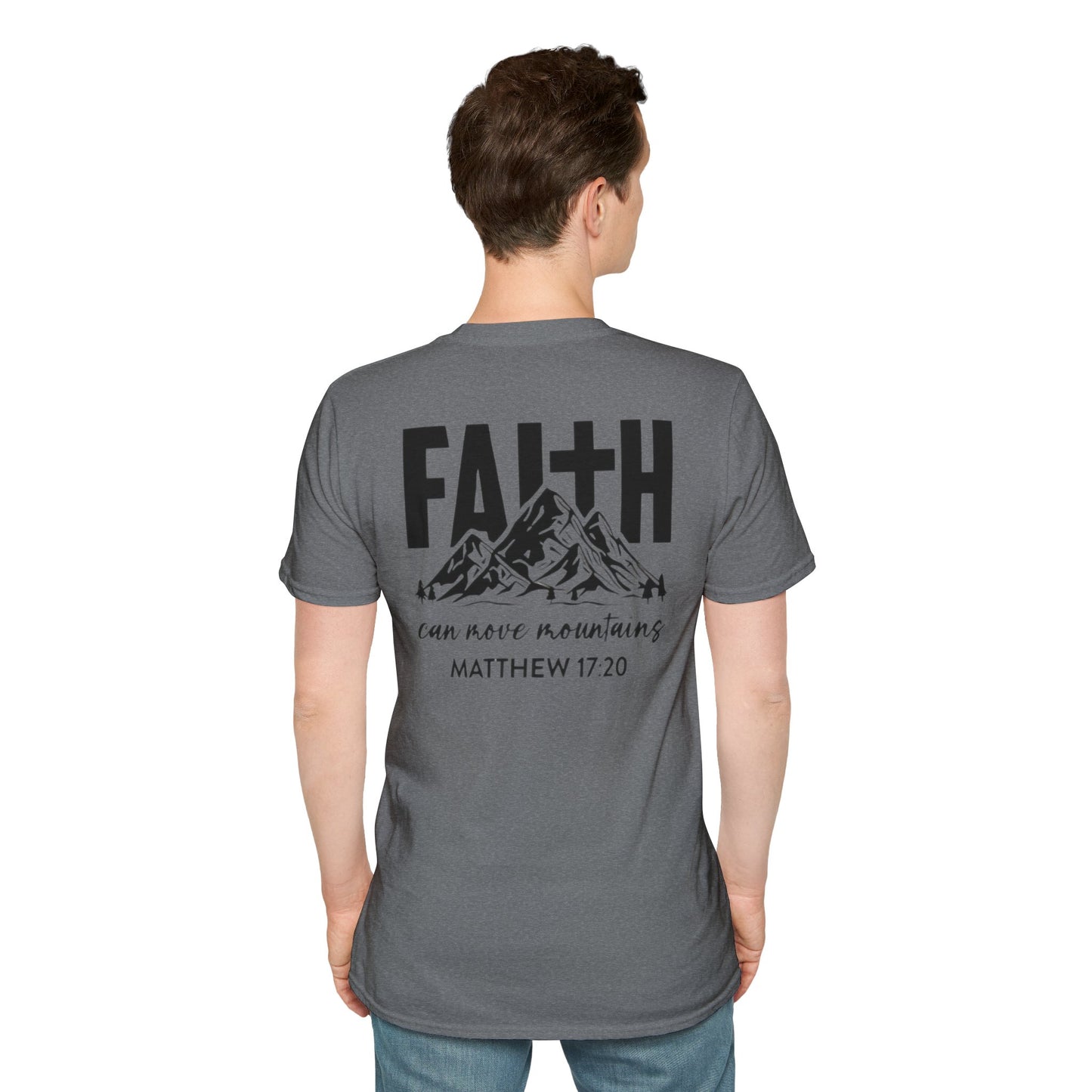 Faith-Inspired Unisex T-Shirt - Motivational Tee - Faith Can Move Mountains