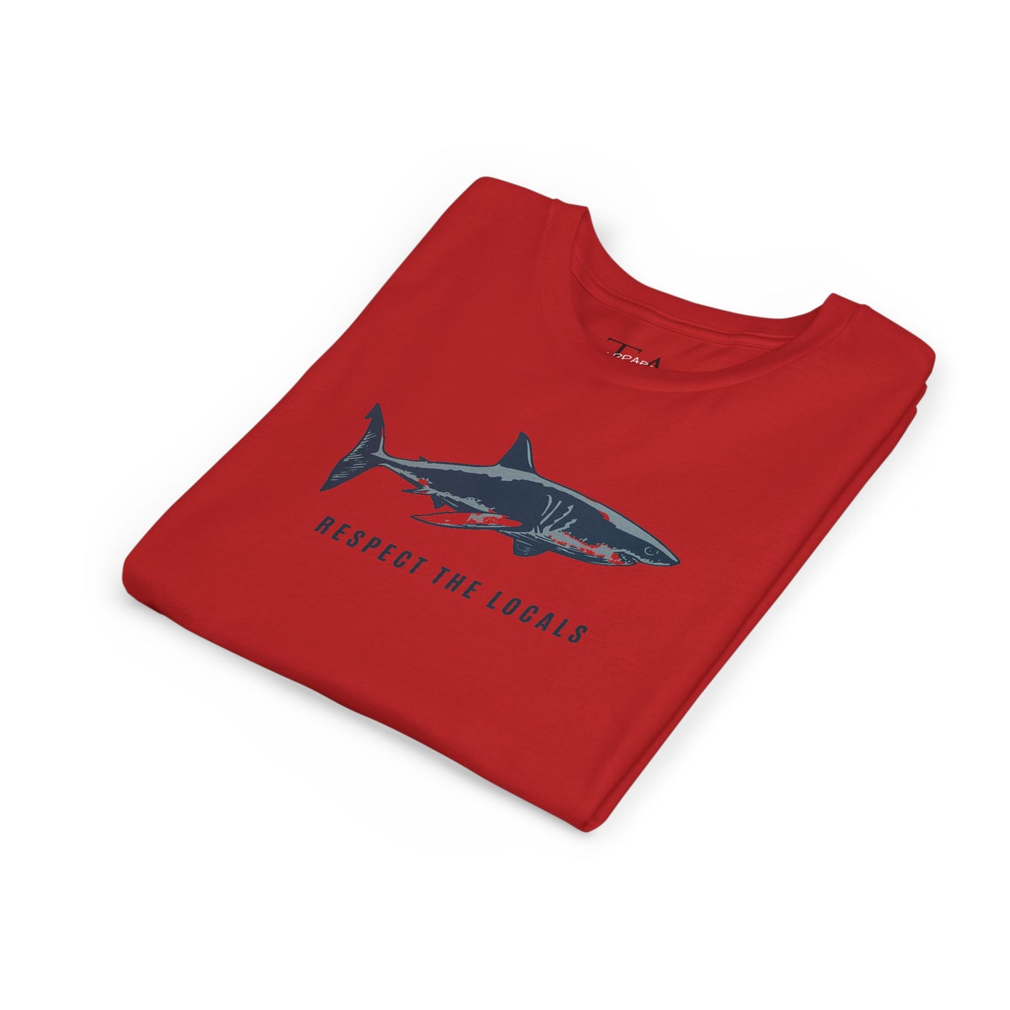 Kids Shark Youth Tee | Respect The Locals | Shark Lovers Shirt