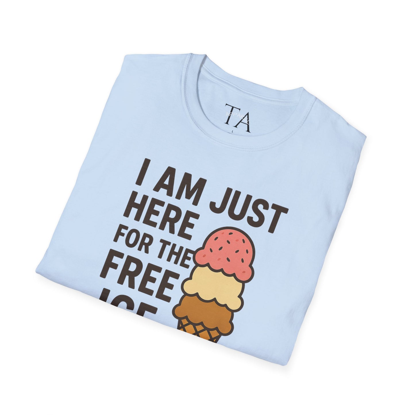Ice Cream Lover's Unisex T-Shirt, Funny Graphic Tee, Summer Apparel, Sweet Treats Gift, Birthday Humor Shirt