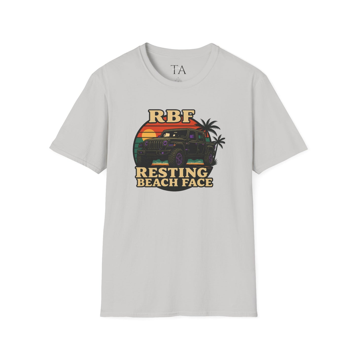 Resting Beach Face T-Shirt | Resting Beach Face | Summer Casual Wear, Vacation Tee, Beach Lover Gift, Relaxed Style, Unisex Apparel