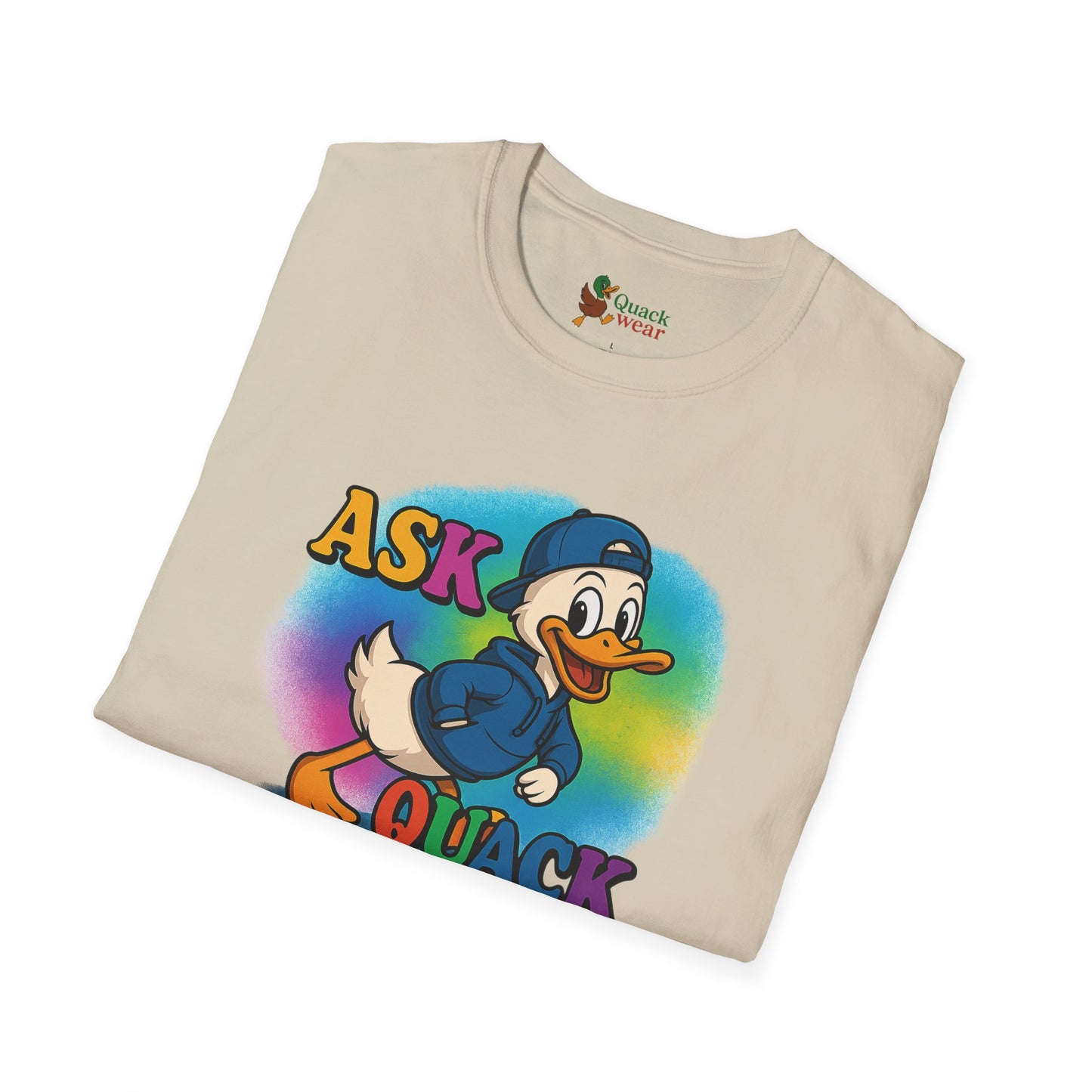 Ask Quack Quirky Duck Humor T-Shirt