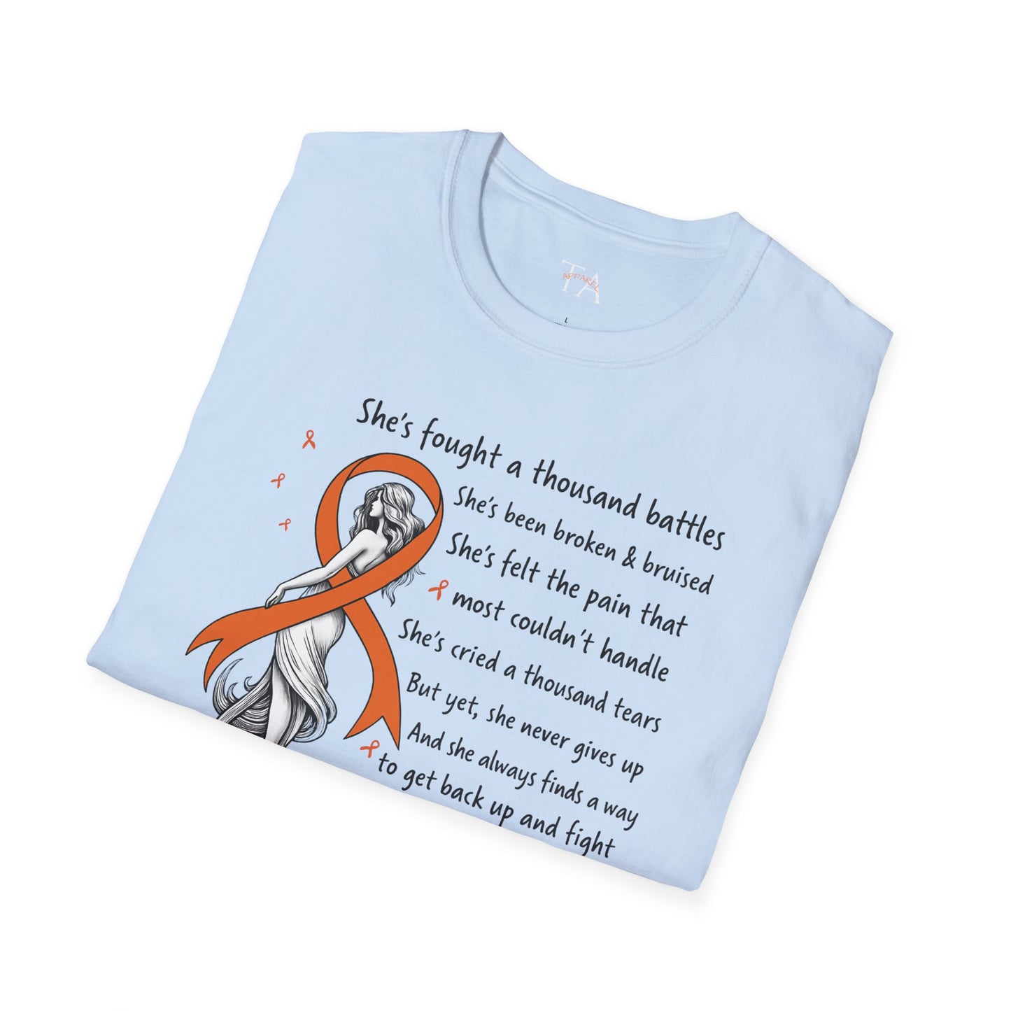 Leukemia Warrior T-Shirt - Unisex Softstyle Support Apparel