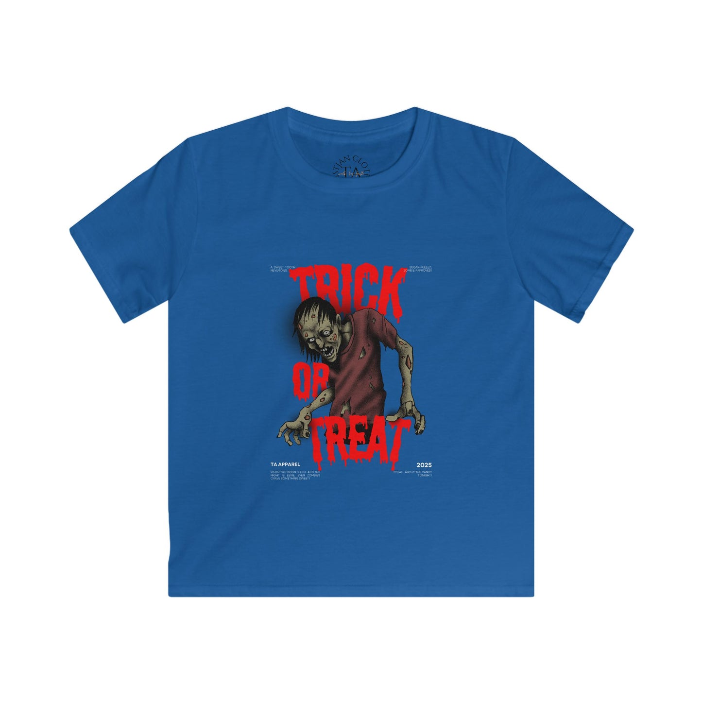 Halloween Spooky Kids Tee, Trick or Treat, Kids Clothing