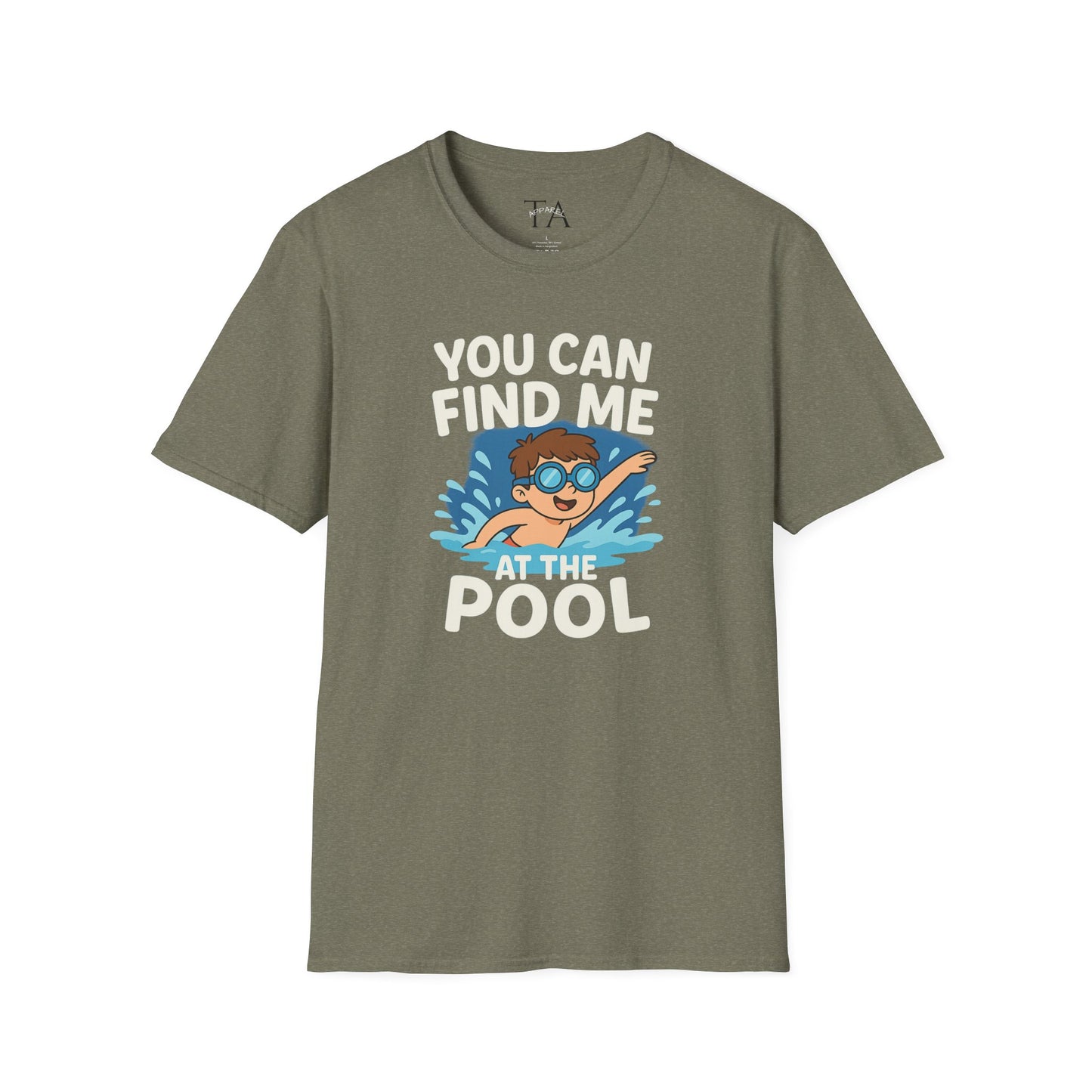 Kids Summer Pool Tee, Fun Tee for Boys, Kids Fashion, Summer Apparel, Pool Party Shirt, Swimwear Gift