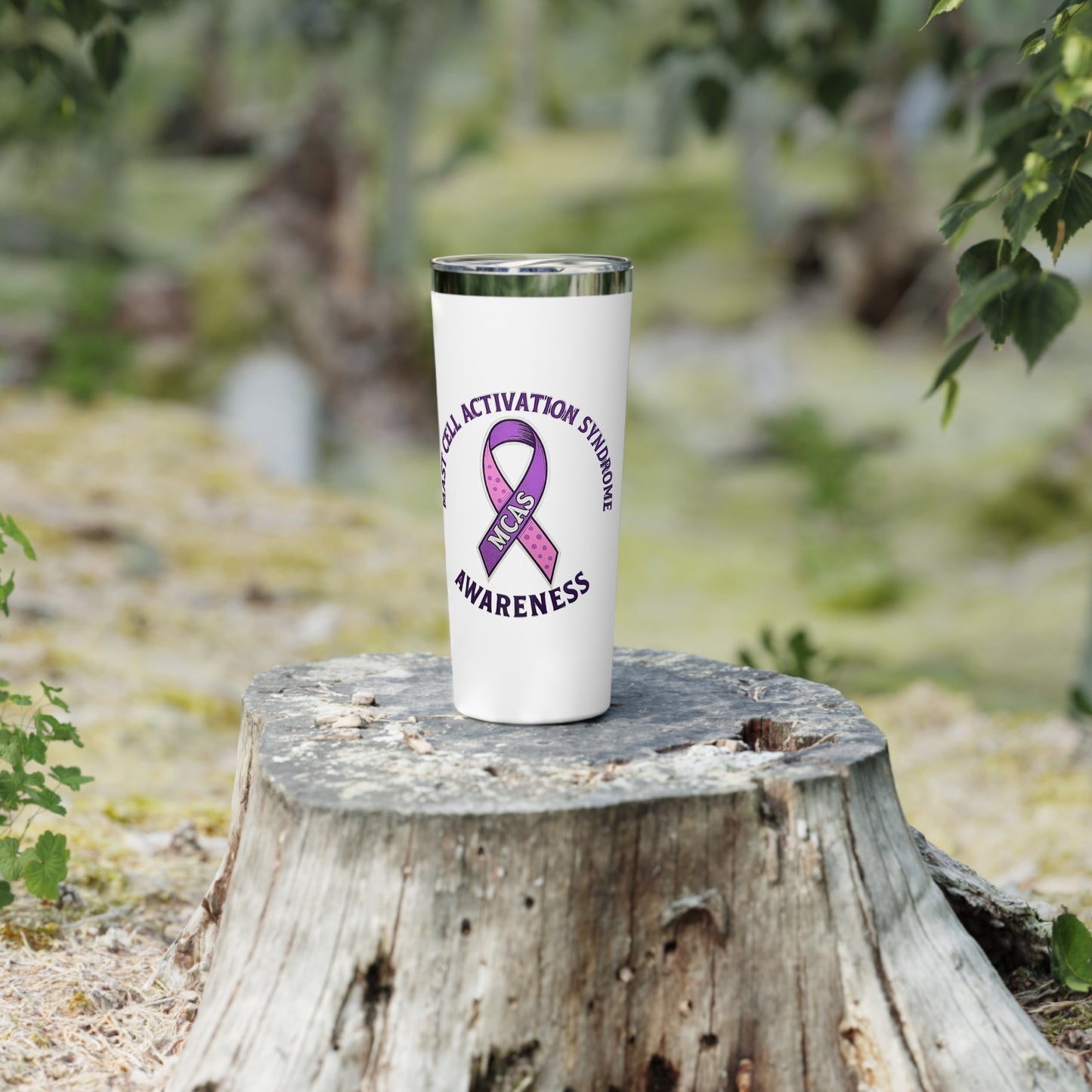 Mast Cell Activation Syndrome Awareness Copper Tumbler, 22oz Insulated Drinkware for Support, Gift for Awareness Events, Advocacy, Cancer Awareness, Fundraising