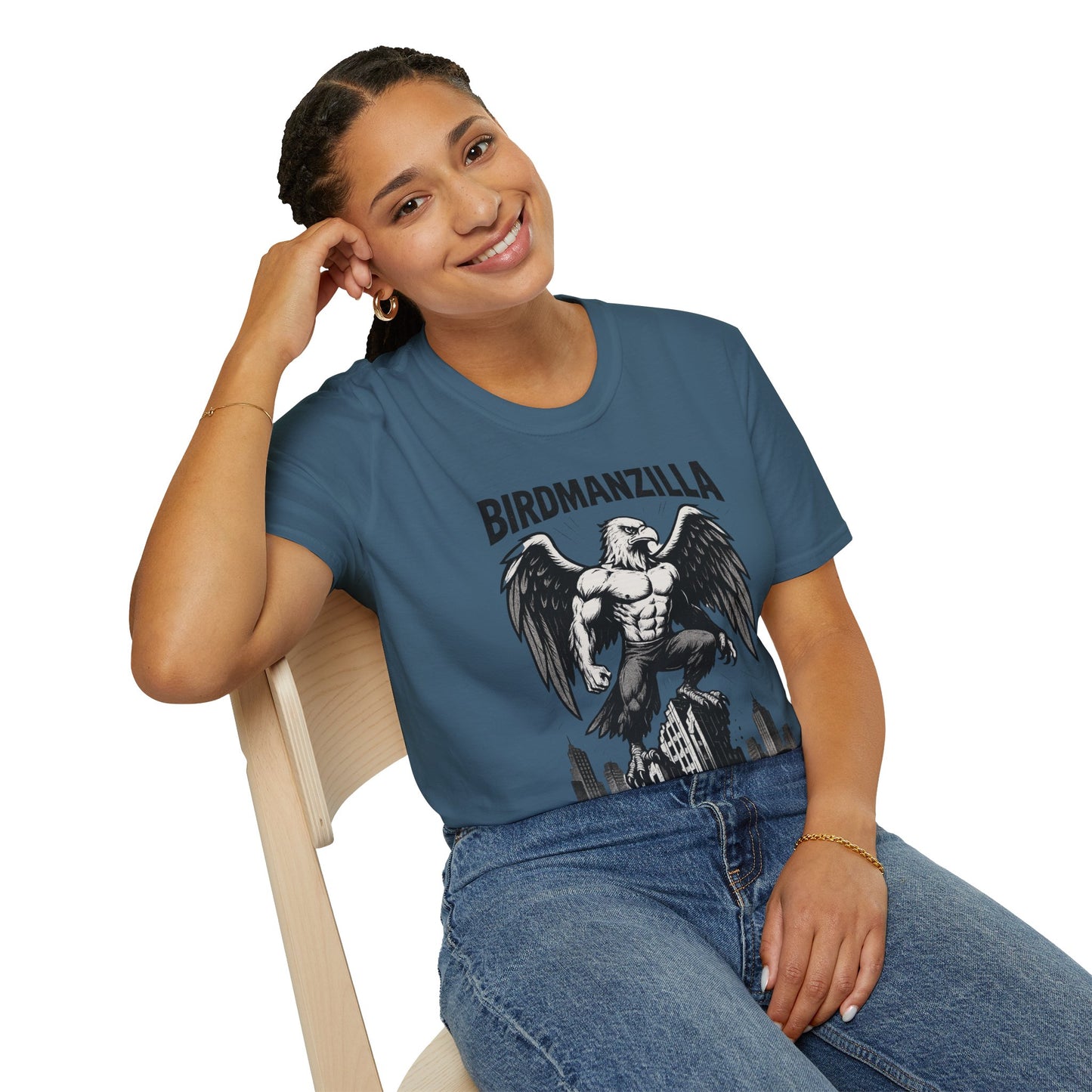 Birdmanzilla Graphic Tee - Unisex T-Shirt, Casual Wear, Unique Gift, Men's Fashion