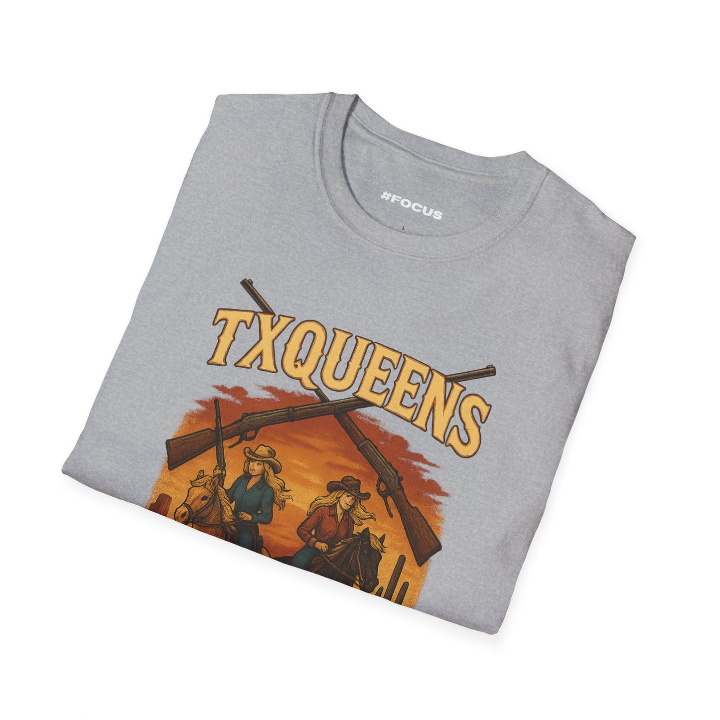 TXQUEENS Western Graphic Unisex T-Shirt