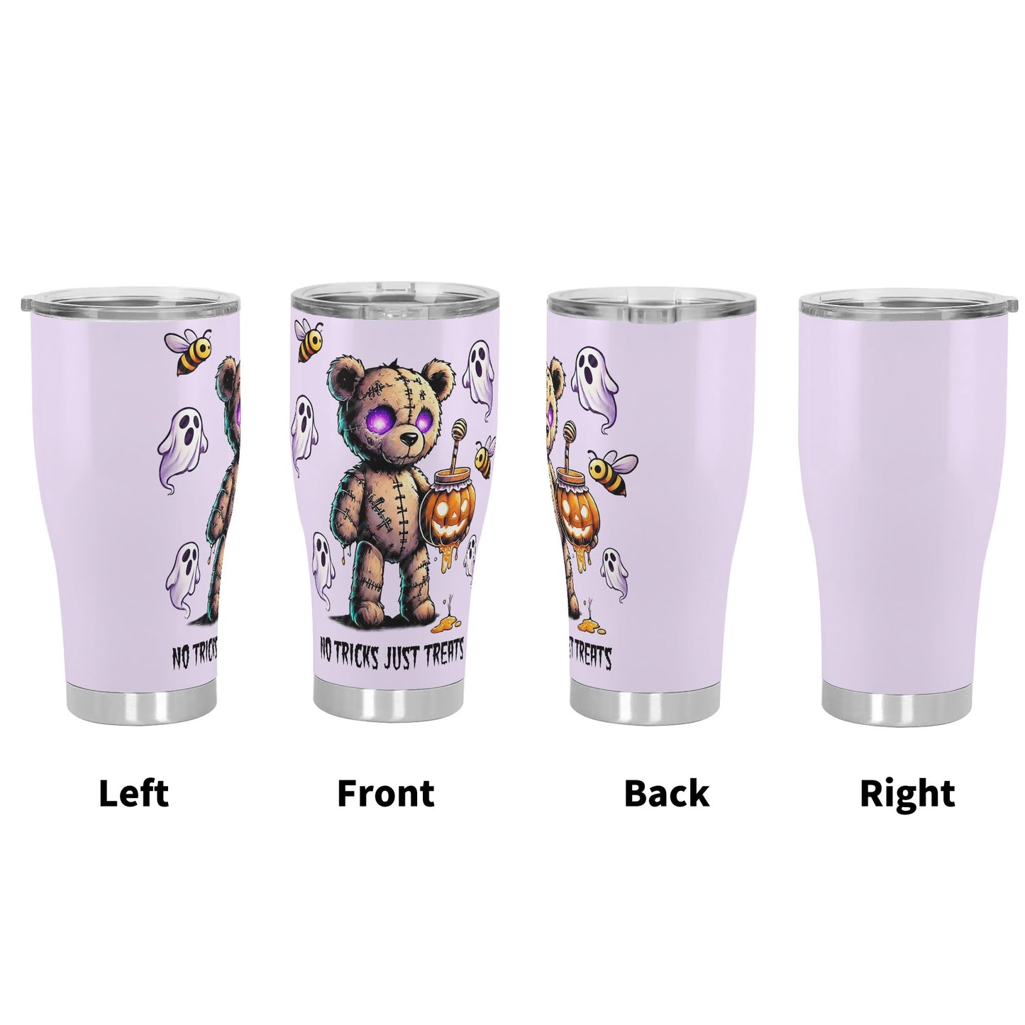 3D Personalized Halloween Stainless Steel Tumbler 30oz Printed Cup Gift