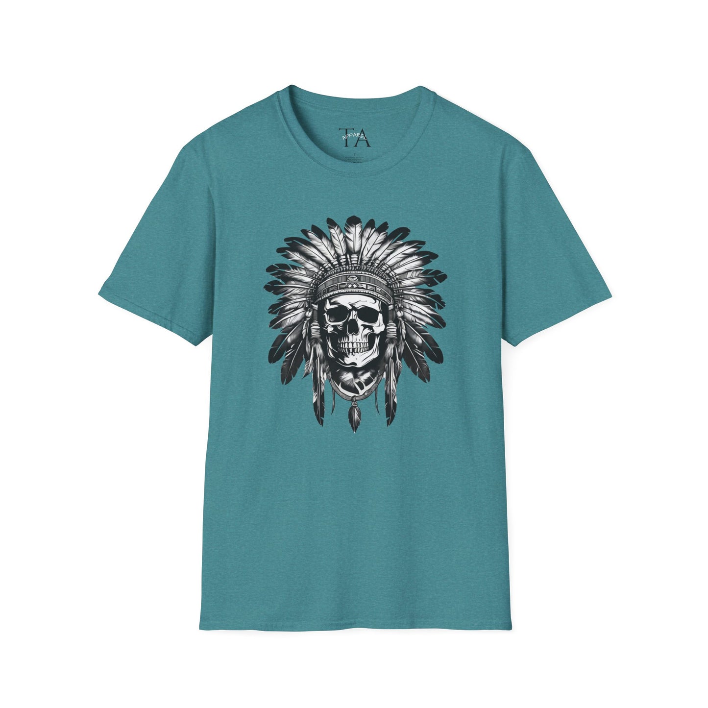 Native American Skull Graphic Unisex T-Shirt
