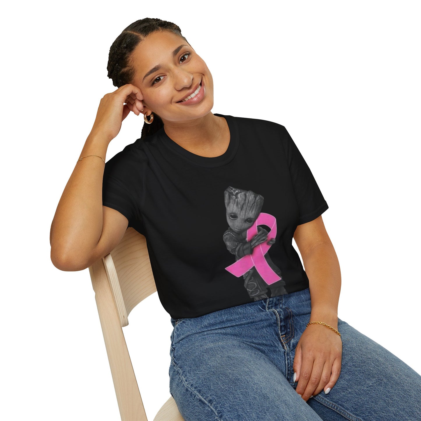 Breast Cancer Awareness Unisex T-Shirt, Groot Graphic Tee