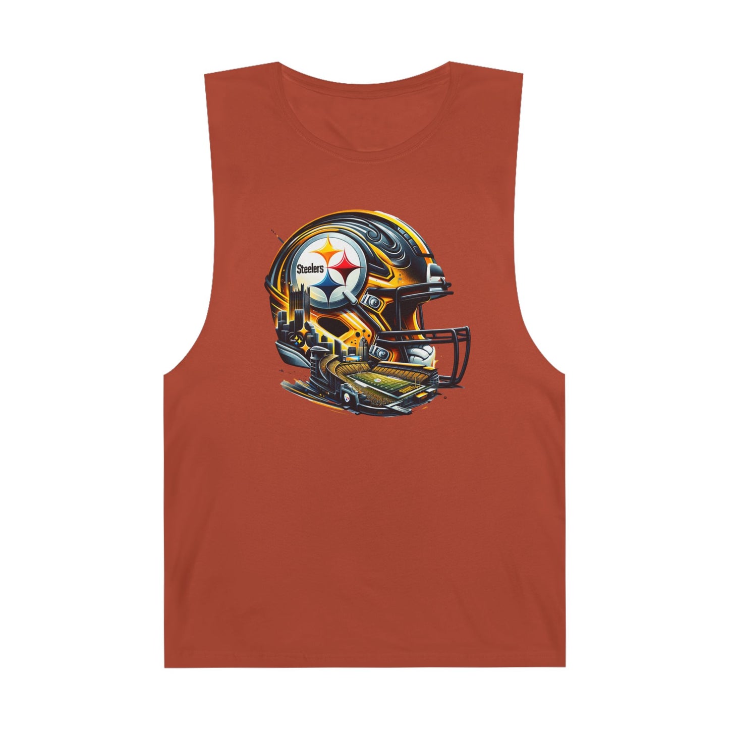 Football Unisex Sports Tank Top with Helmet Design, Casual Gym Wear, Game Day Outfit, Fitness Apparel, Athletic Gift