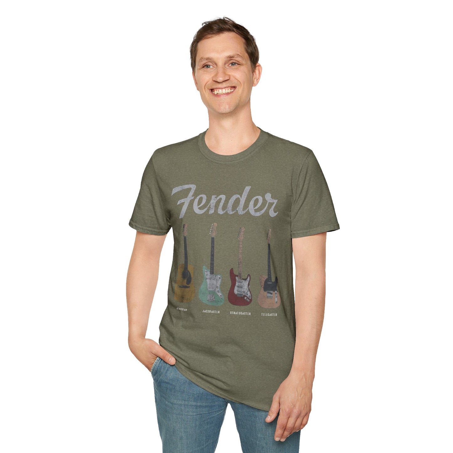 Guitar Lovers T-Shirt - Vintage Style Rock Band Tee