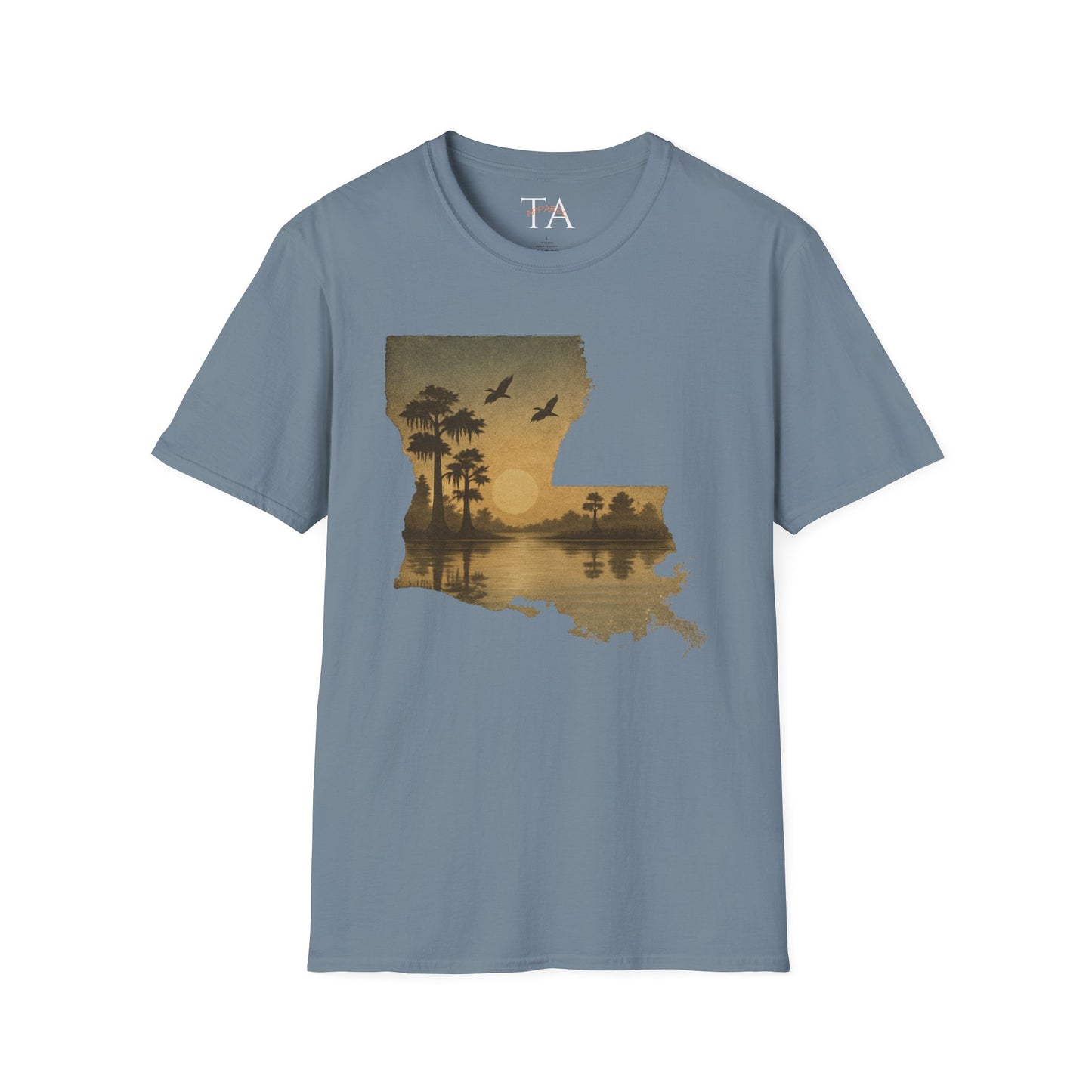 Louisiana Sunset Unisex T-Shirt - Souvenir Tee for Nature Lovers and Lake Life Enthusiasts