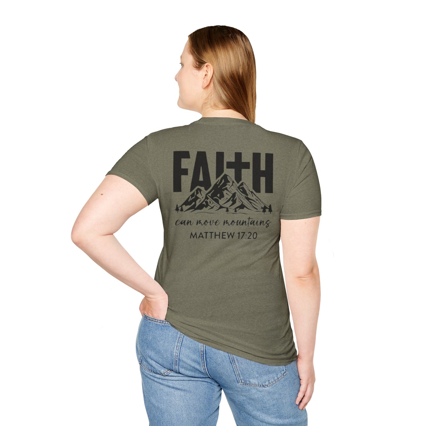 Faith-Inspired Unisex T-Shirt - Motivational Tee - Faith Can Move Mountains