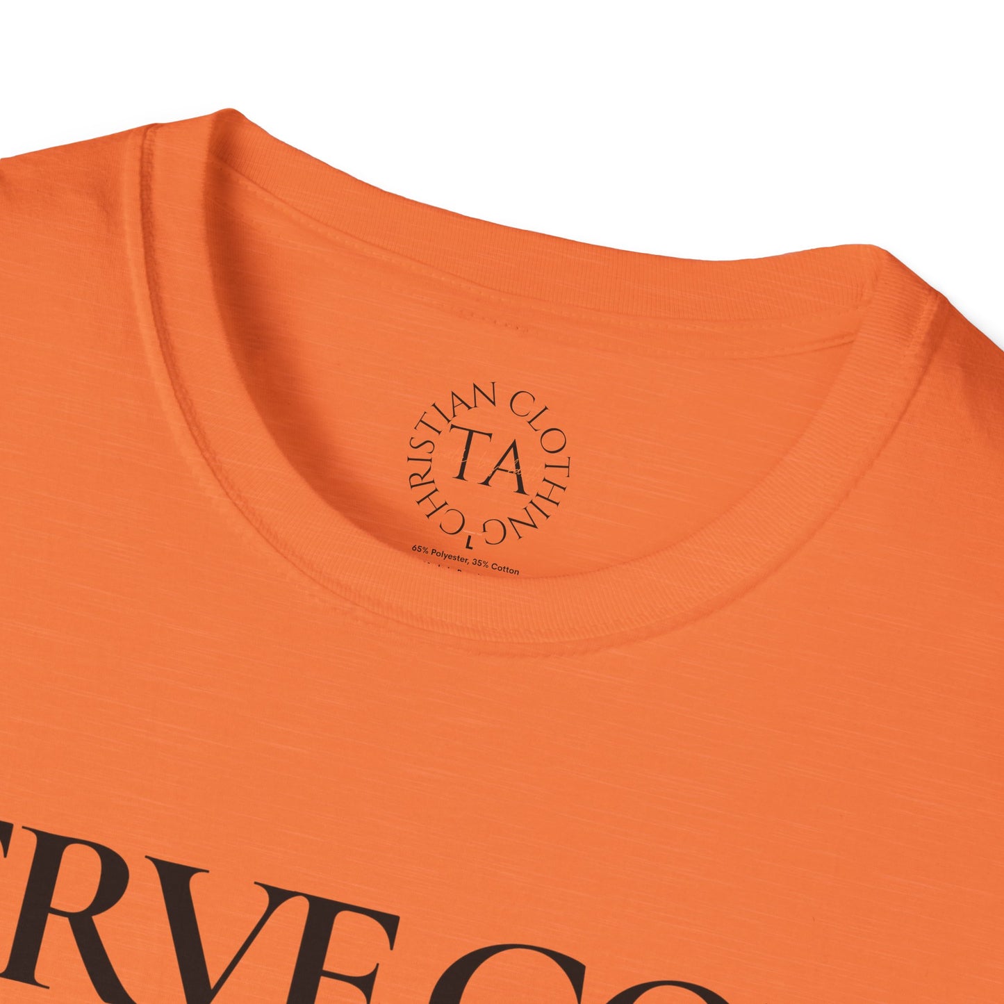 Faith Inspired "Serve God" T-Shirt - Inspirational Faith-Based Christian Gift