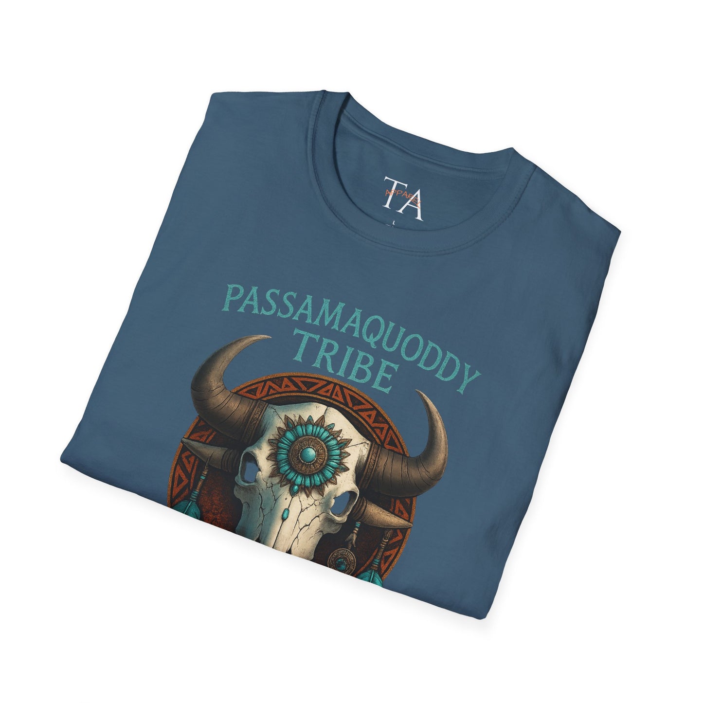 Tribal Graphic T-Shirt - Passamaquoddy Tribe Design, Gift for Adventurers