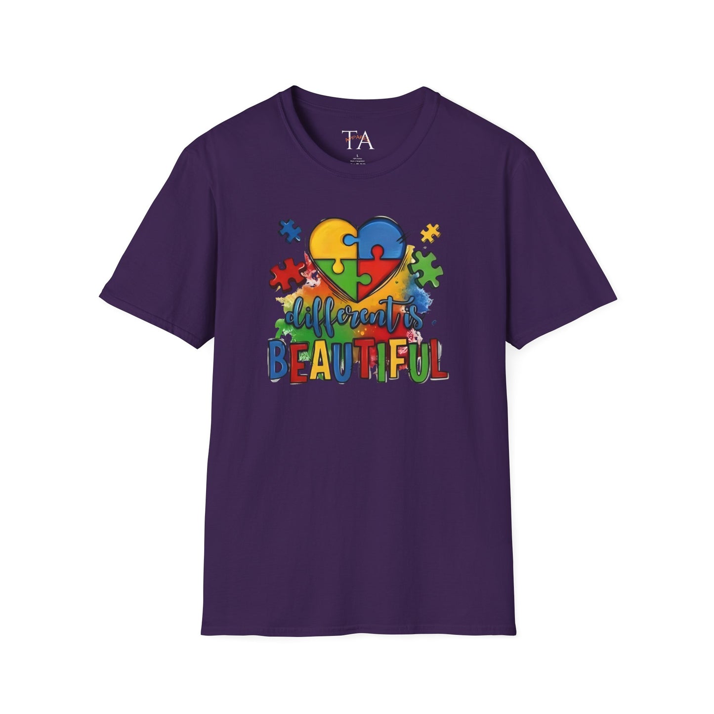 Autism Awareness Different is Beautiful T-Shirt