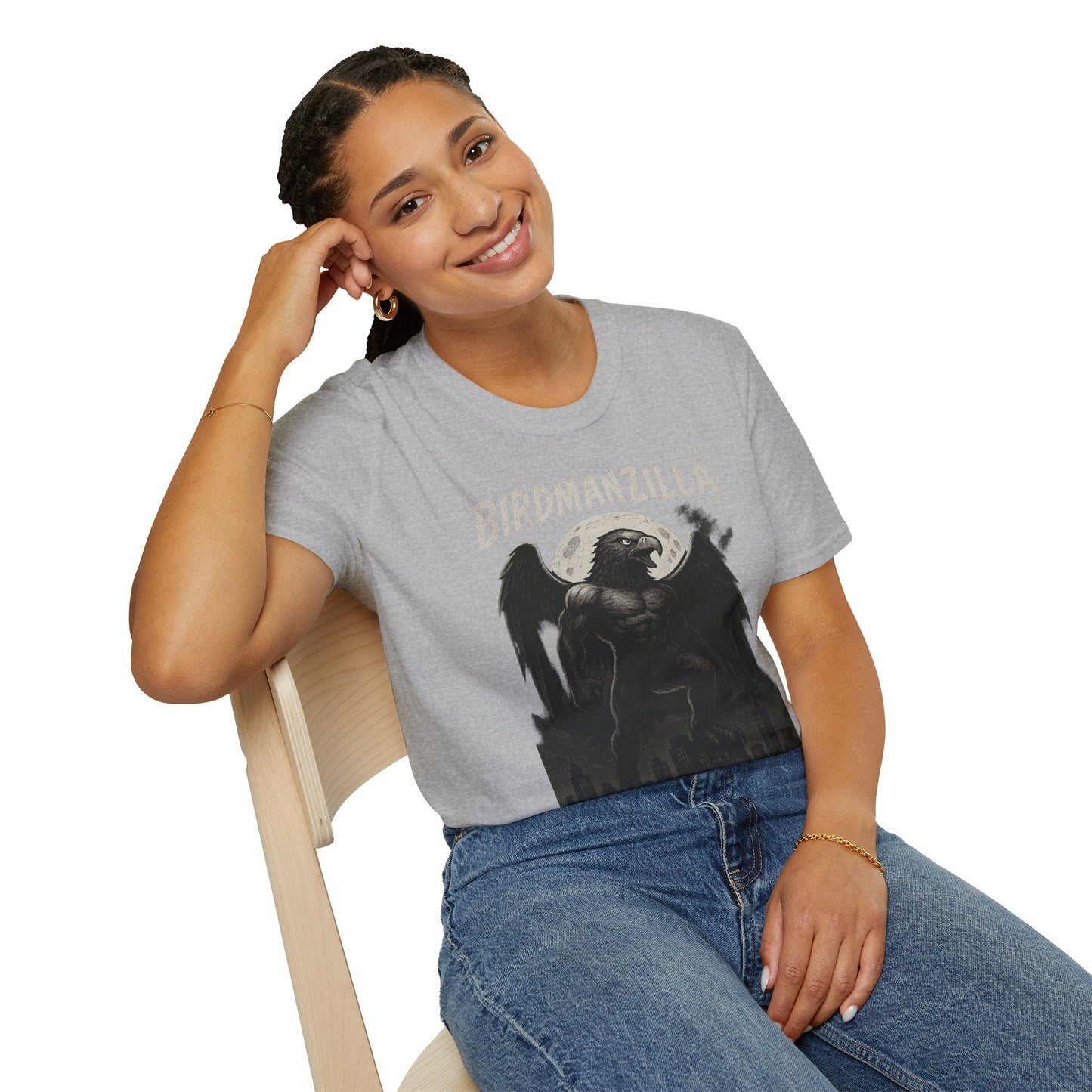 Birdmanzilla Graphic Tee - Unisex T-Shirt, Casual Wear, Unique Gift, Men's Fashion