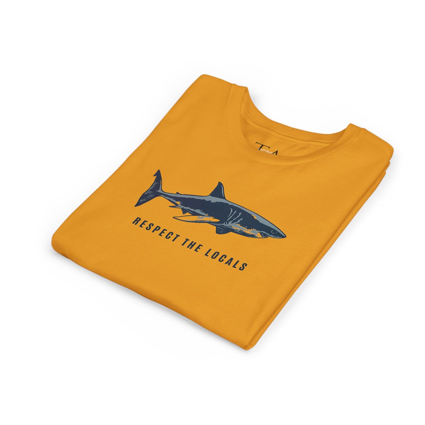 Kids Shark Youth Tee | Respect The Locals | Shark Lovers Shirt