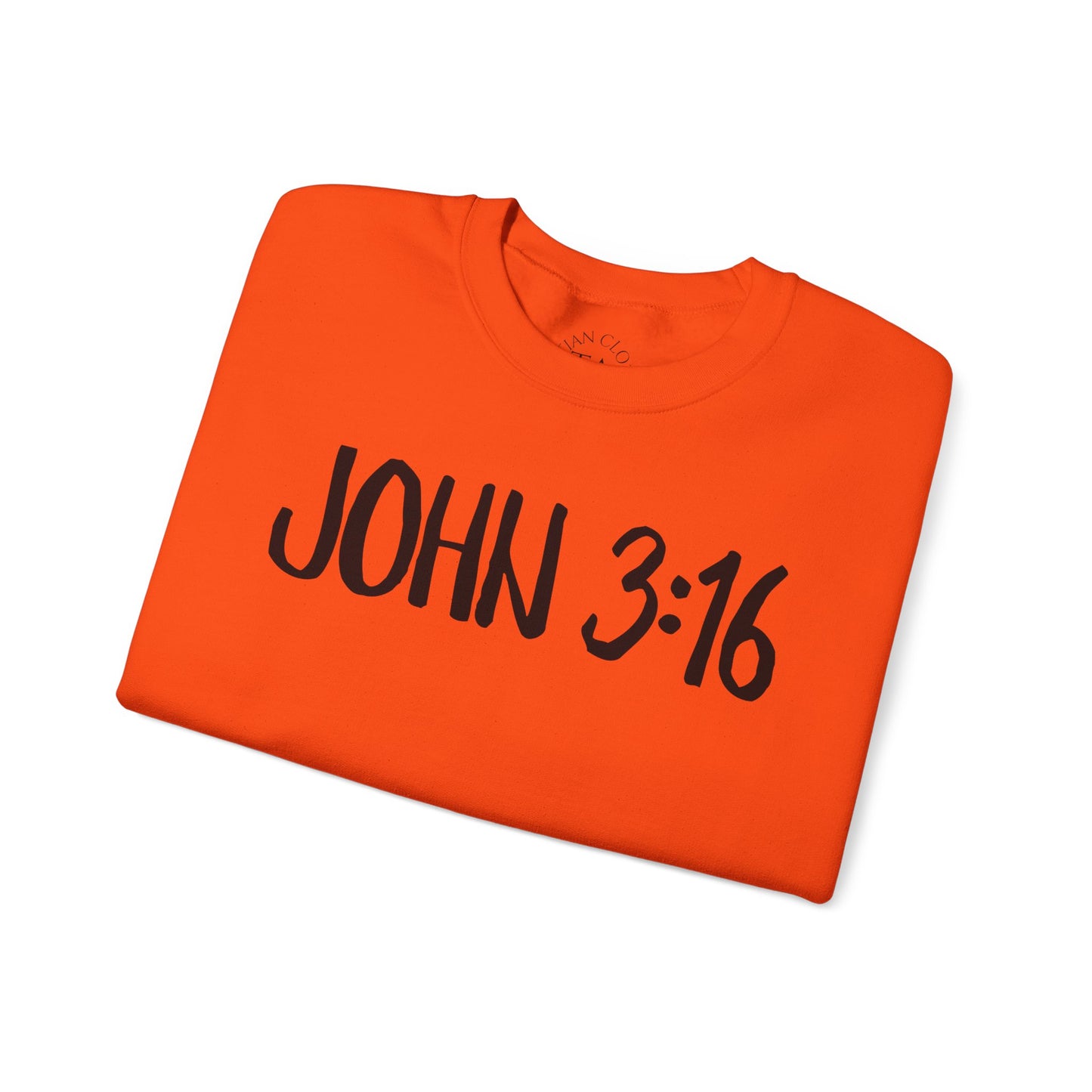 Faith Inspired John 3:16 Crewneck Sweatshirt