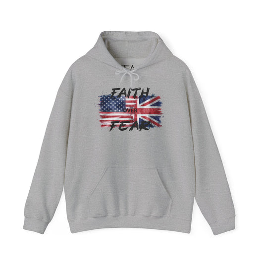 Faith over Fear USA UK Unisex Hoodie