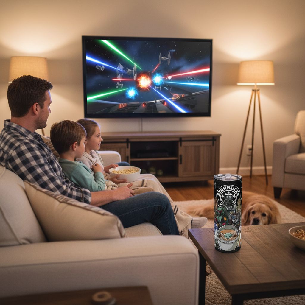 Star Wars Starbucks 20oz Tumblers - Cola Can Shaped Stainless Steel Cups for Hot and Cold Beverages