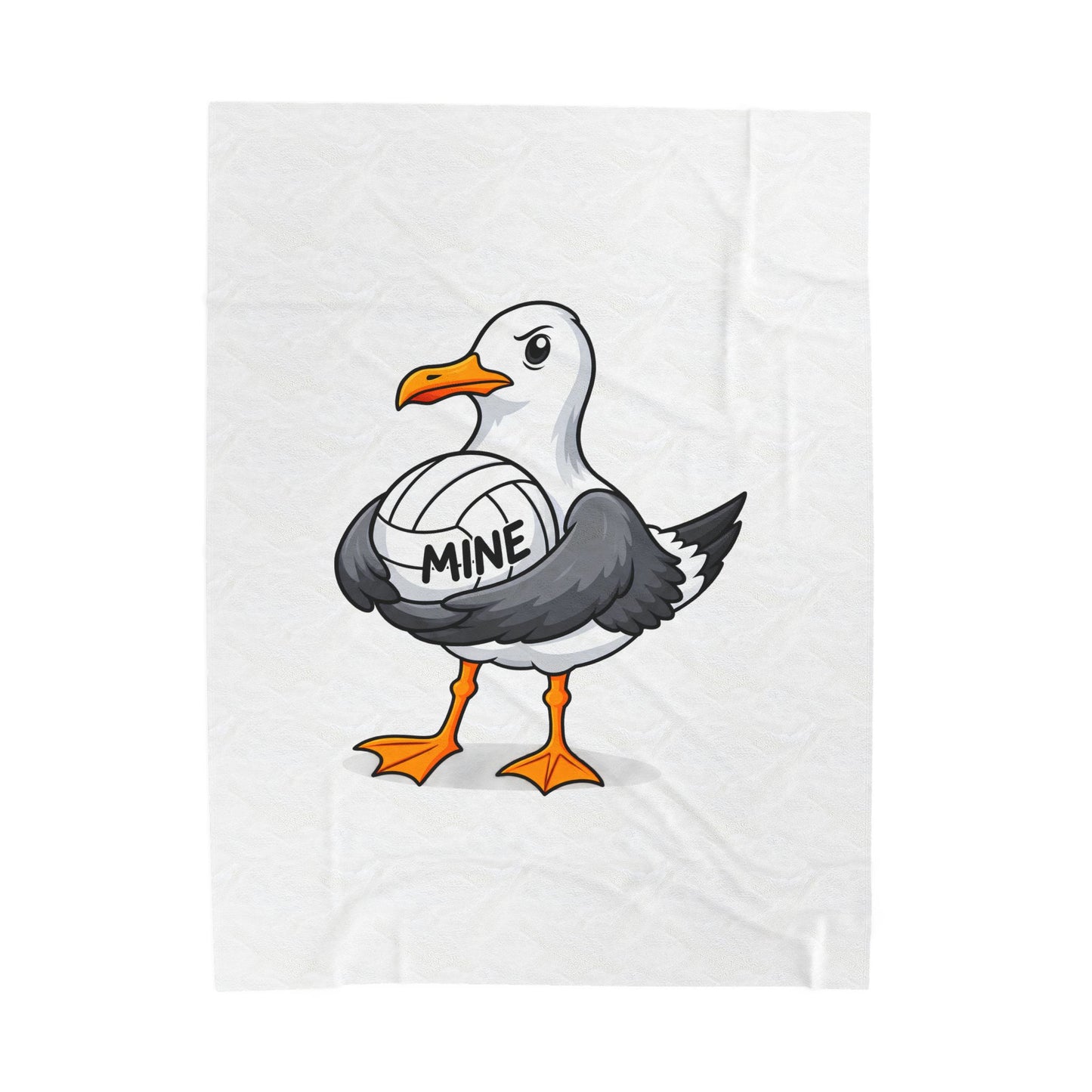 MINE Volleyball Seagull Velveteen Plush BlanketVelveteen