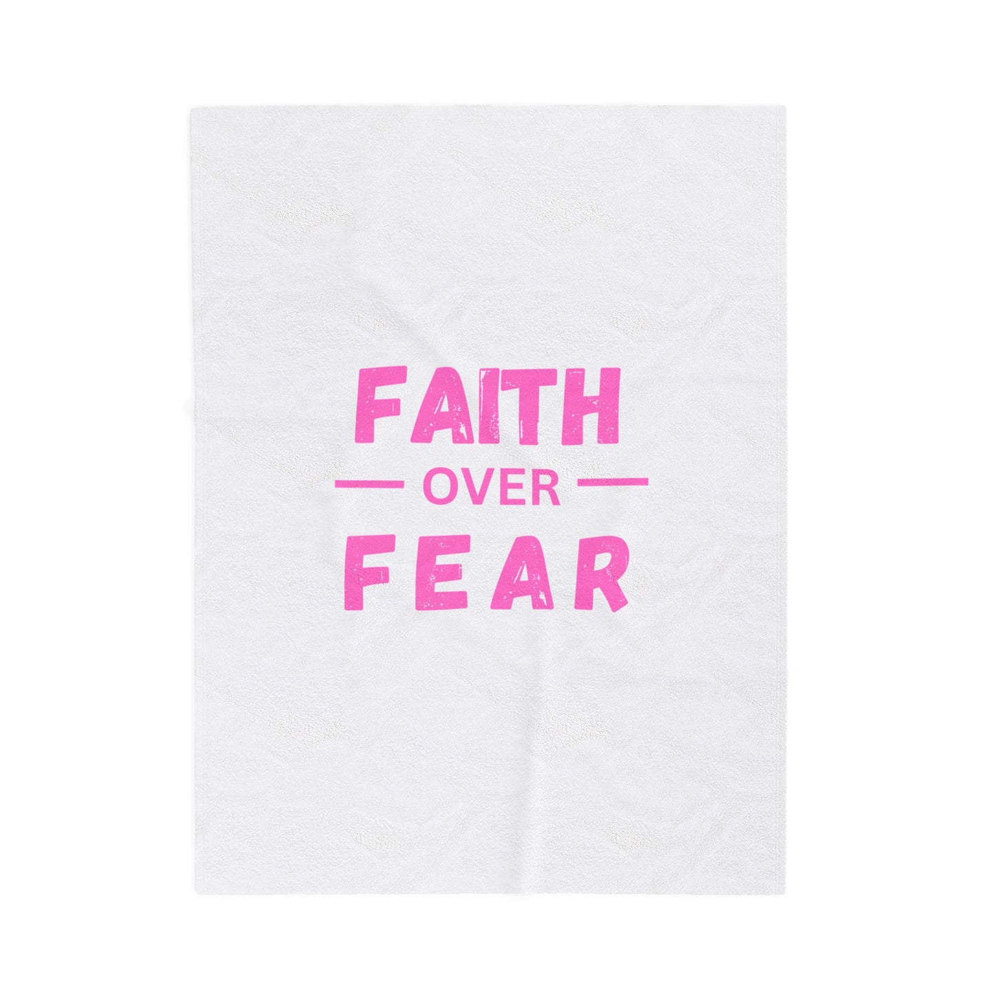 Faith Inspired Faith Over Fear Cozy Velveteen Plush Blanket with Motivational Quote - Perfect for Home Decor, Gifts, and Comfort, Faith over Fear, Inspirational [...]