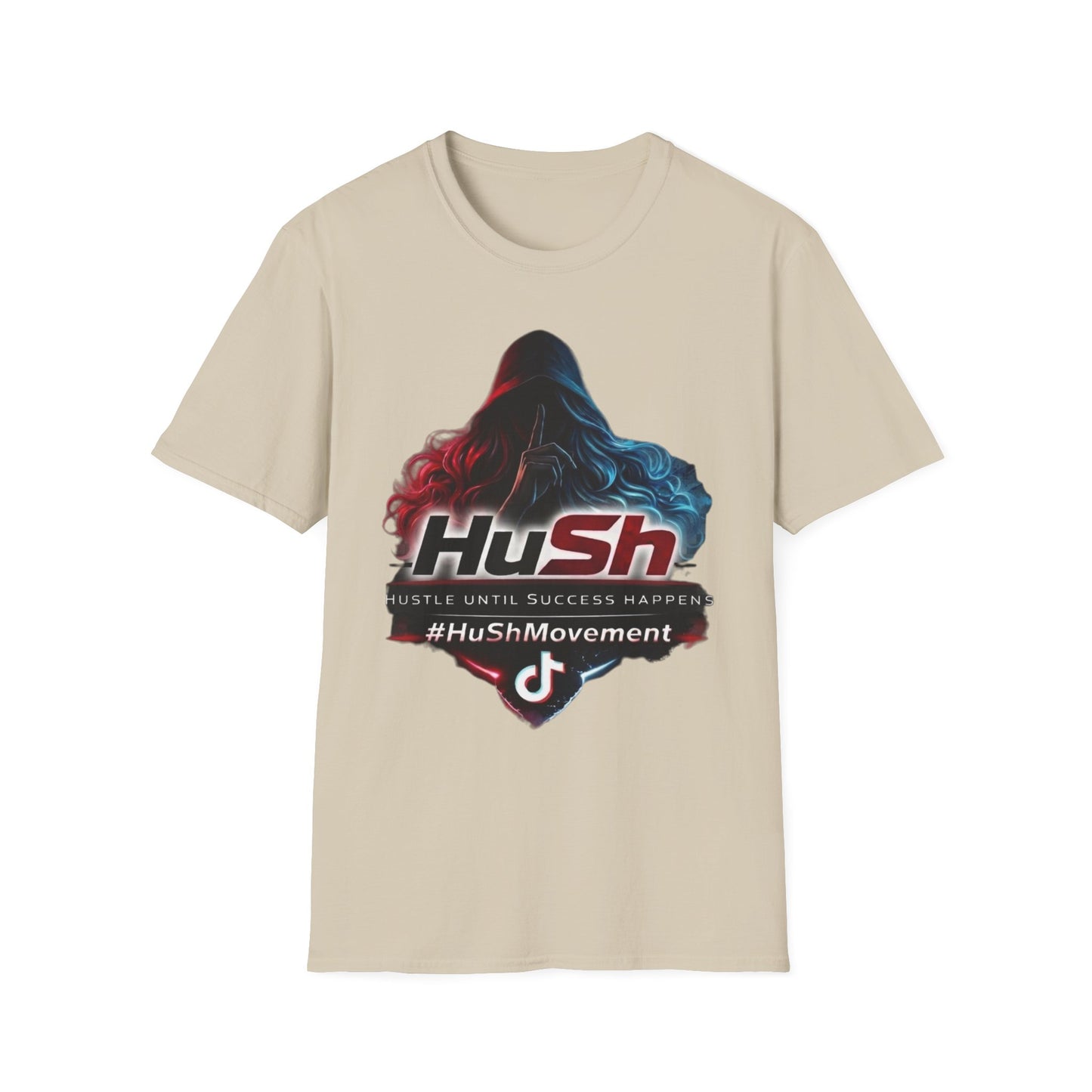 #HuSh Movement feminine Logo T-Shirt | Hustle Until Success Happens