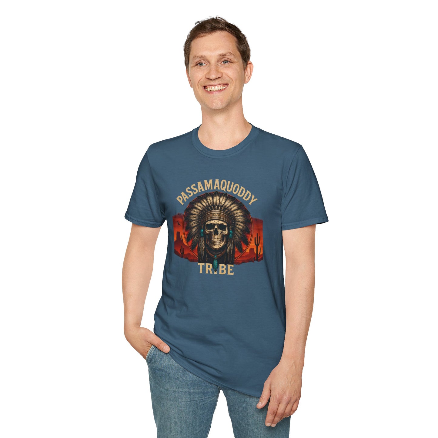 Tribal Graphic T-Shirt - Passamaquoddy Tribe Design10, Gift for Adventurers