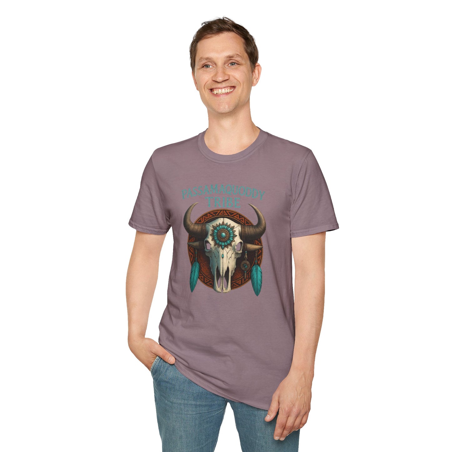 Tribal Graphic T-Shirt - Passamaquoddy Tribe Design, Gift for Adventurers